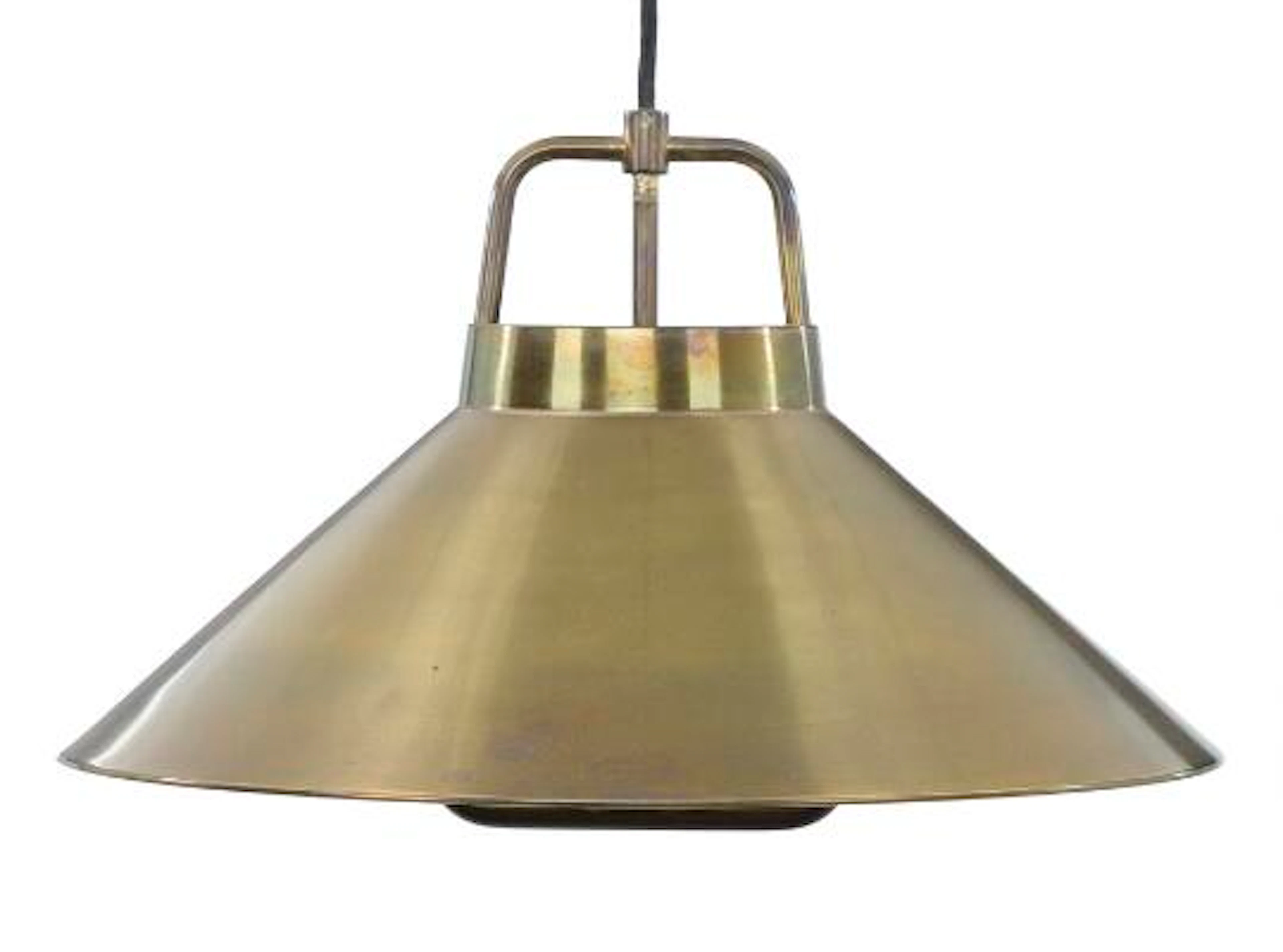 Frits Schlegel: Brass pulley pendant. Model P 295. Designed 1956.