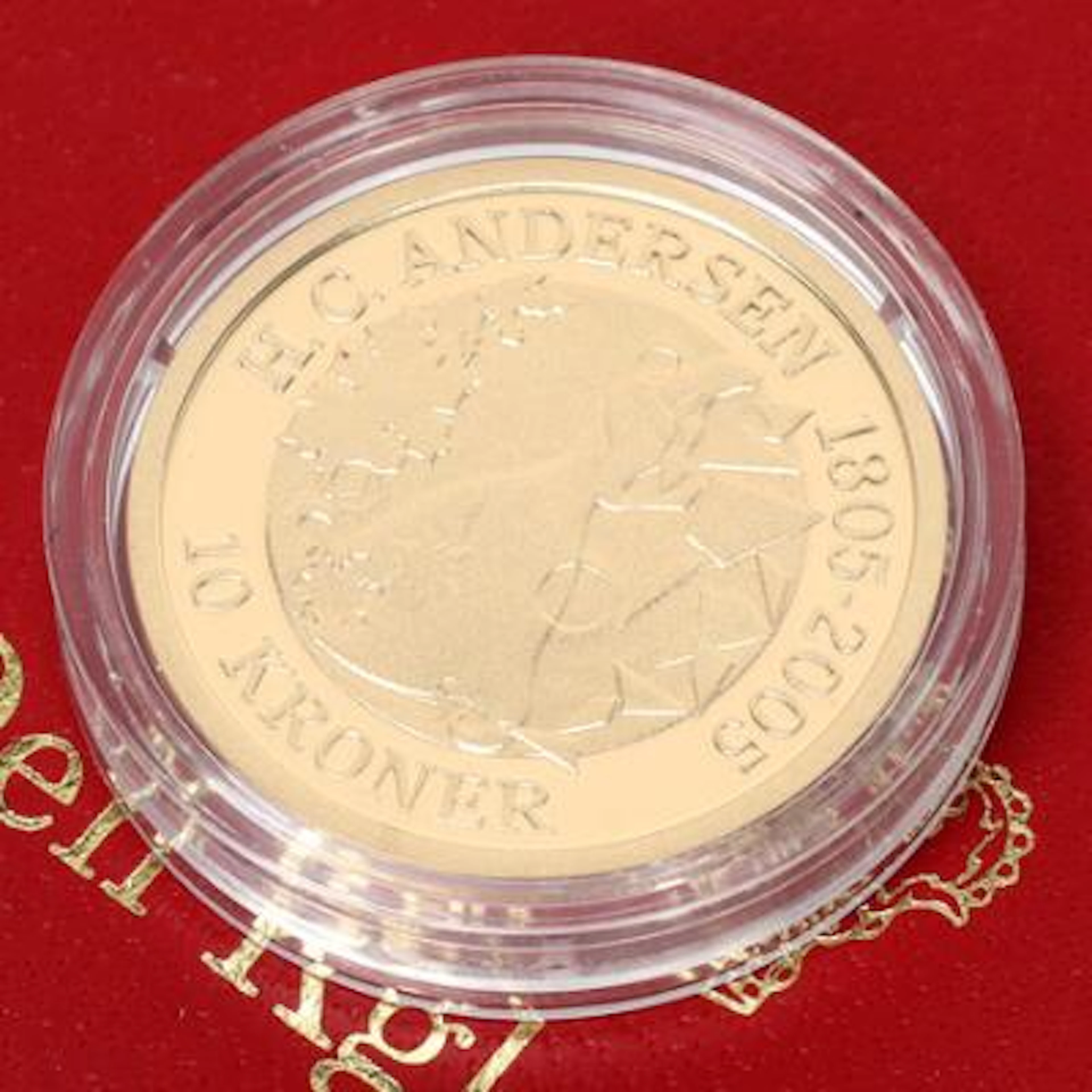 Fairy tale coin, H.C. Andersen, 10 kr 2006, Au, The Snow Queen,Sieg