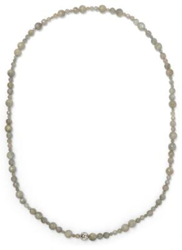 Charlotte Lynggaard: A "Lace" diamond clasp of 18k white gold and