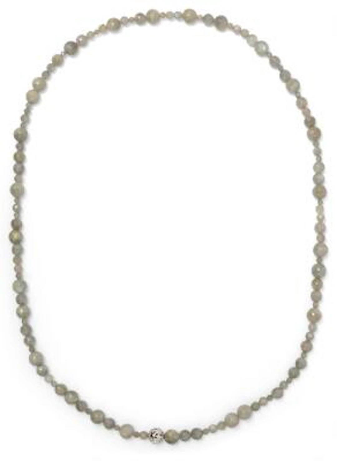 Charlotte Lynggaard: A "Lace" diamond clasp of 18k white gold and