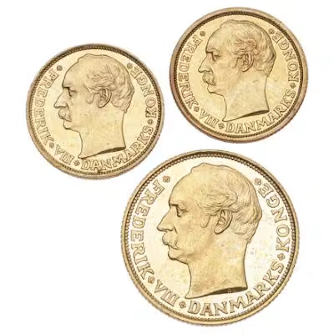 20 kr 1908 VBP, H 1, F 297, 10 kr 1908 VBP, 1909 VBP, H 2, F 298