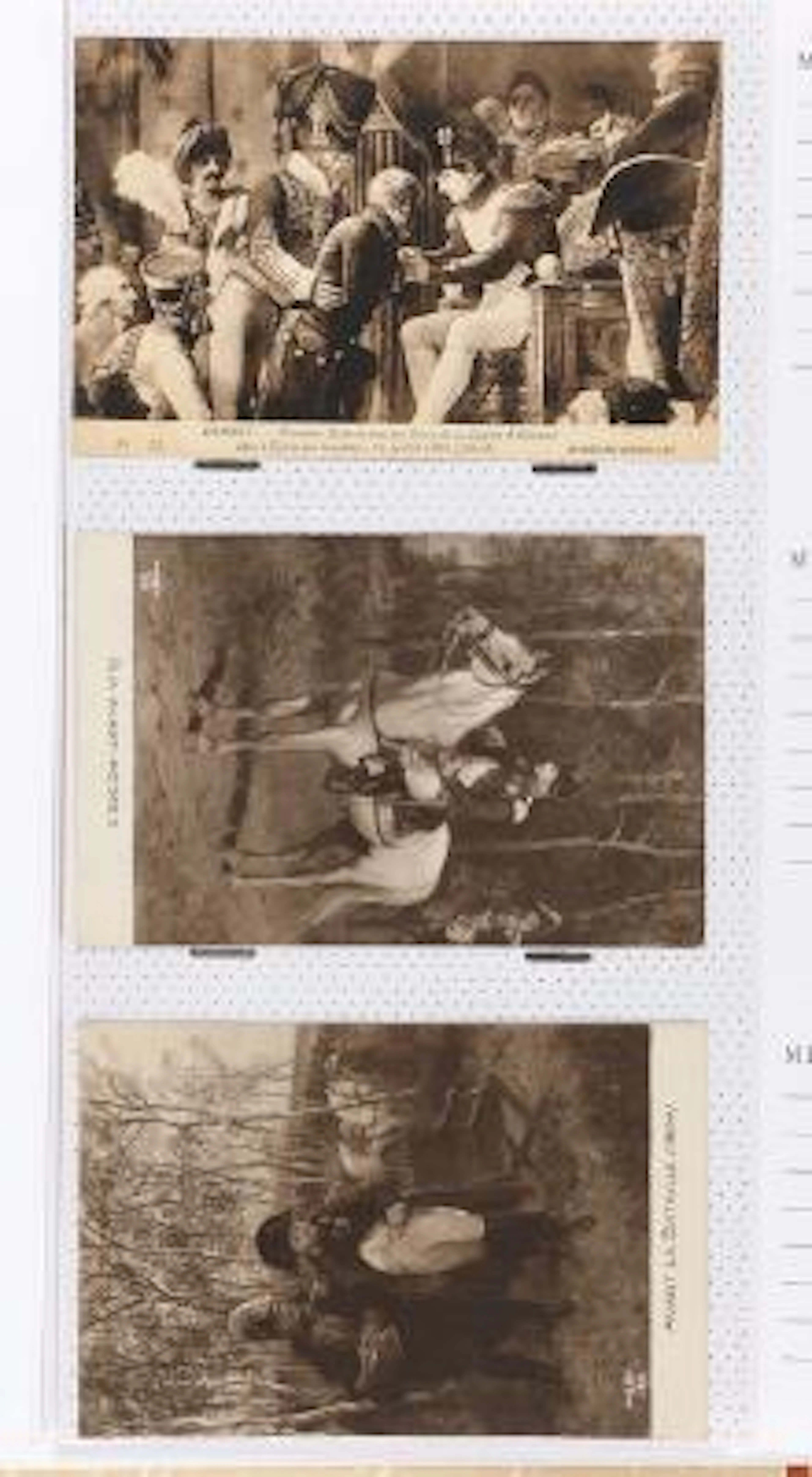 Postcards. Napoleon. Collection postcards in an album with app. 240