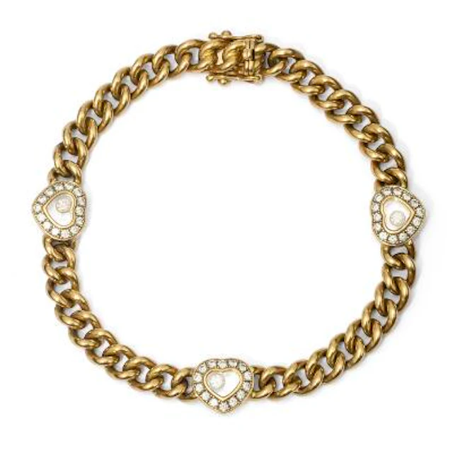 Chopard: A "Happy Diamonds" bracelet set with numerous brilliant-cut