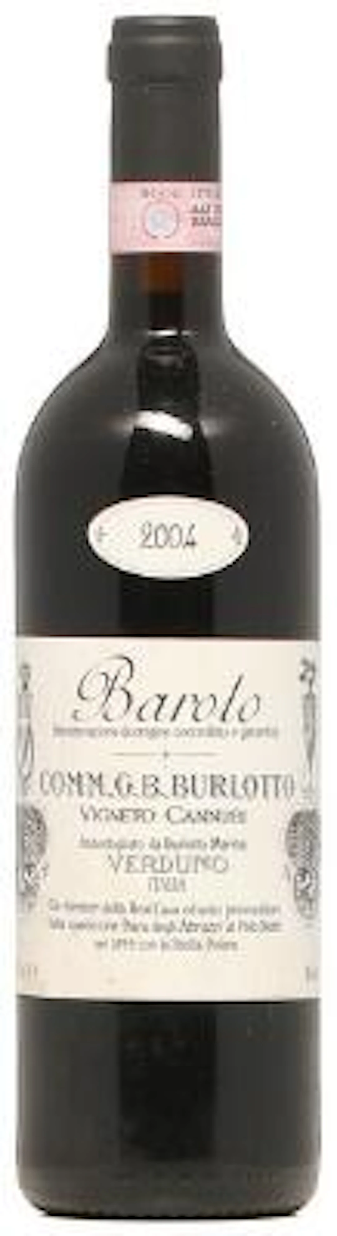 1 bt. Barolo, "Vigneto Cannubi", Burlotto 2004 A (hf/in). – Bruun