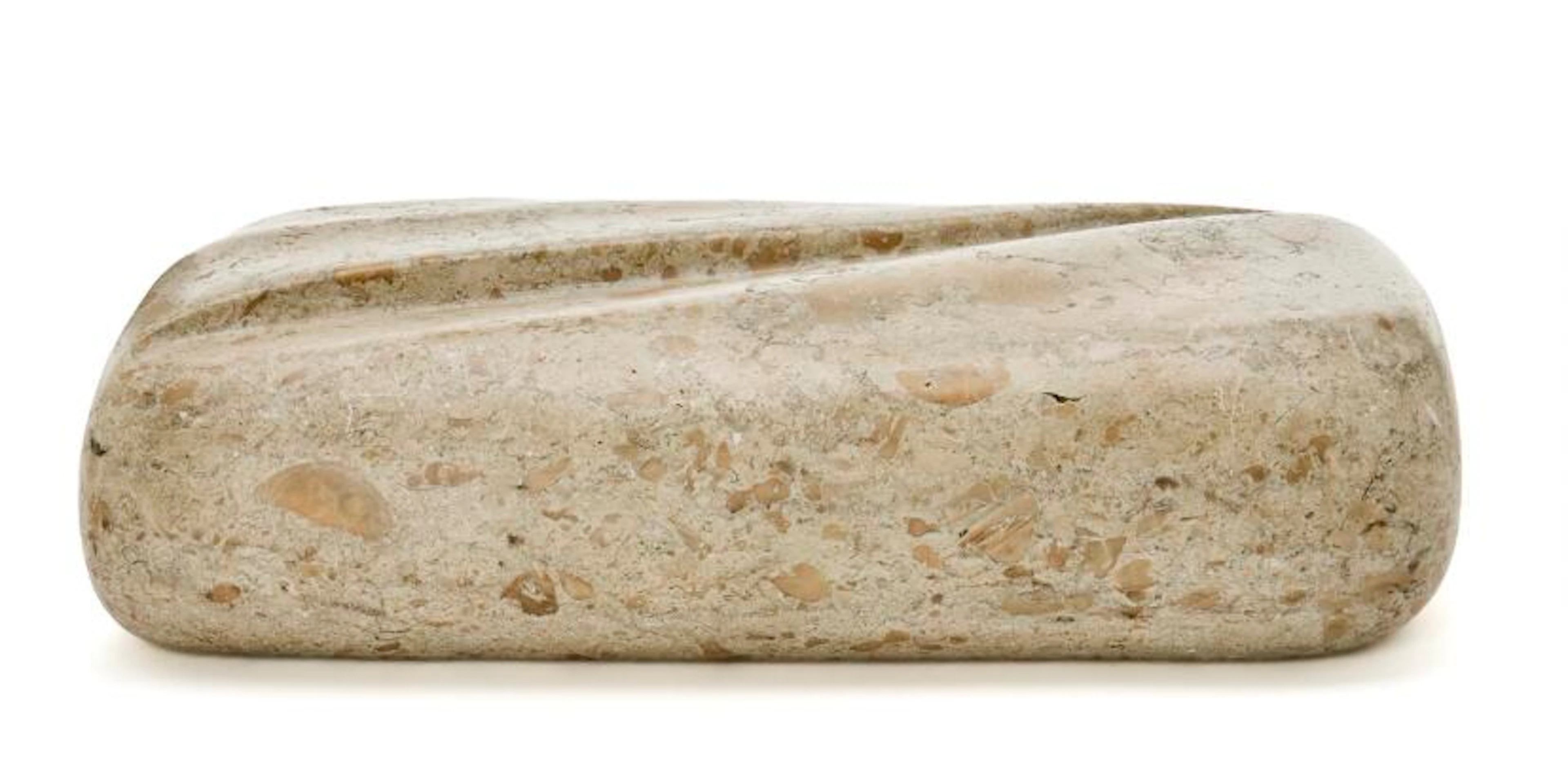 Poul Isbak: Untitled. Signed PI 81. Norwegian antique marble. 8 x