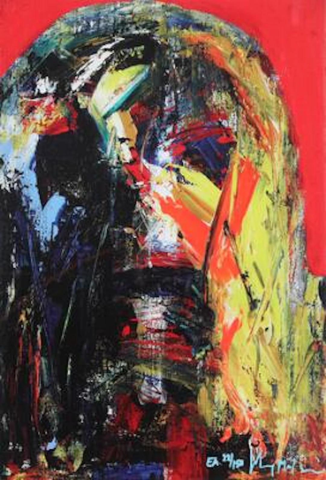 Johnny Madsen: Untitled. Signed Johnny Madsen, EA 22/150. Offset in