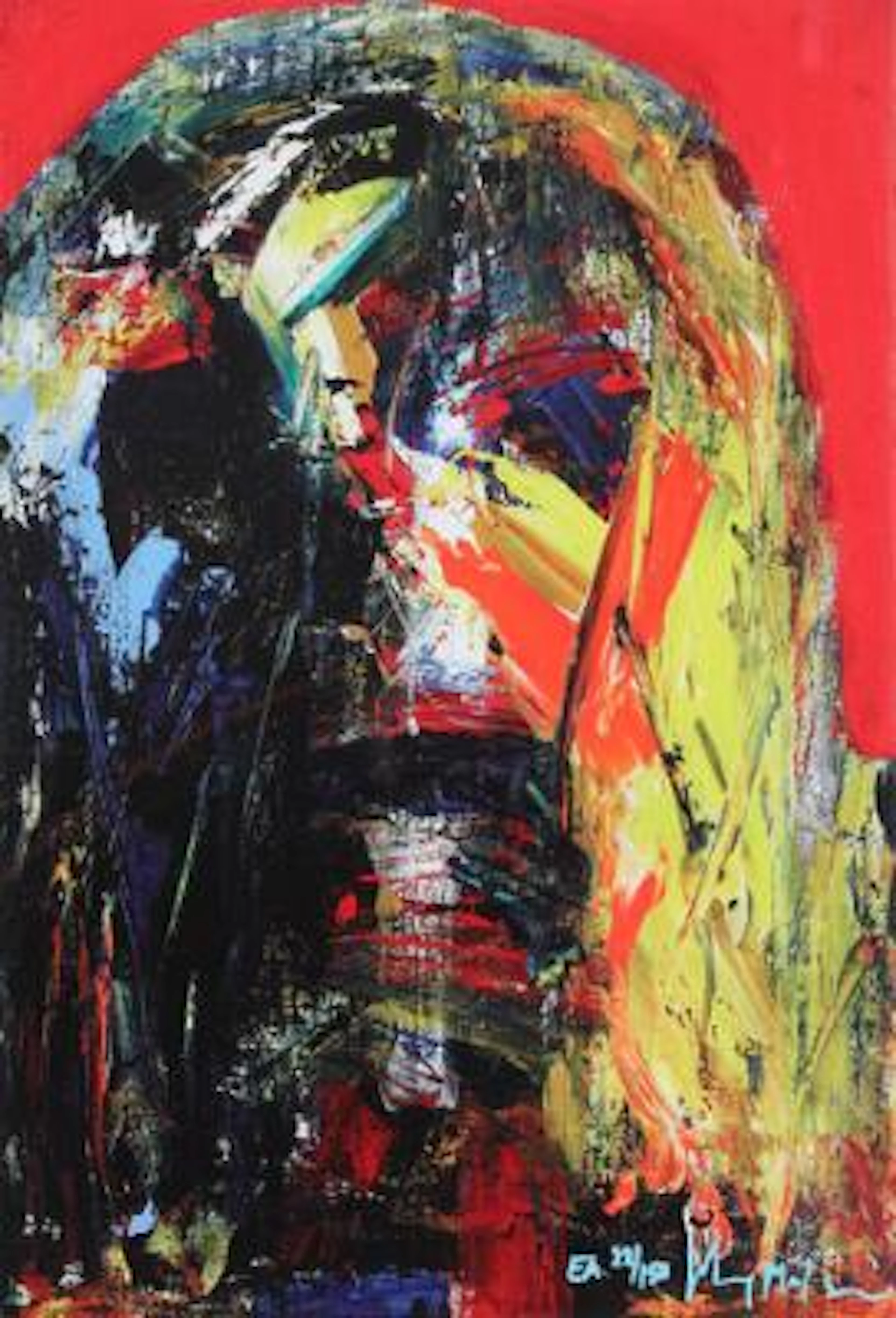 Johnny Madsen: Untitled. Signed Johnny Madsen, EA 22/150. Offset in