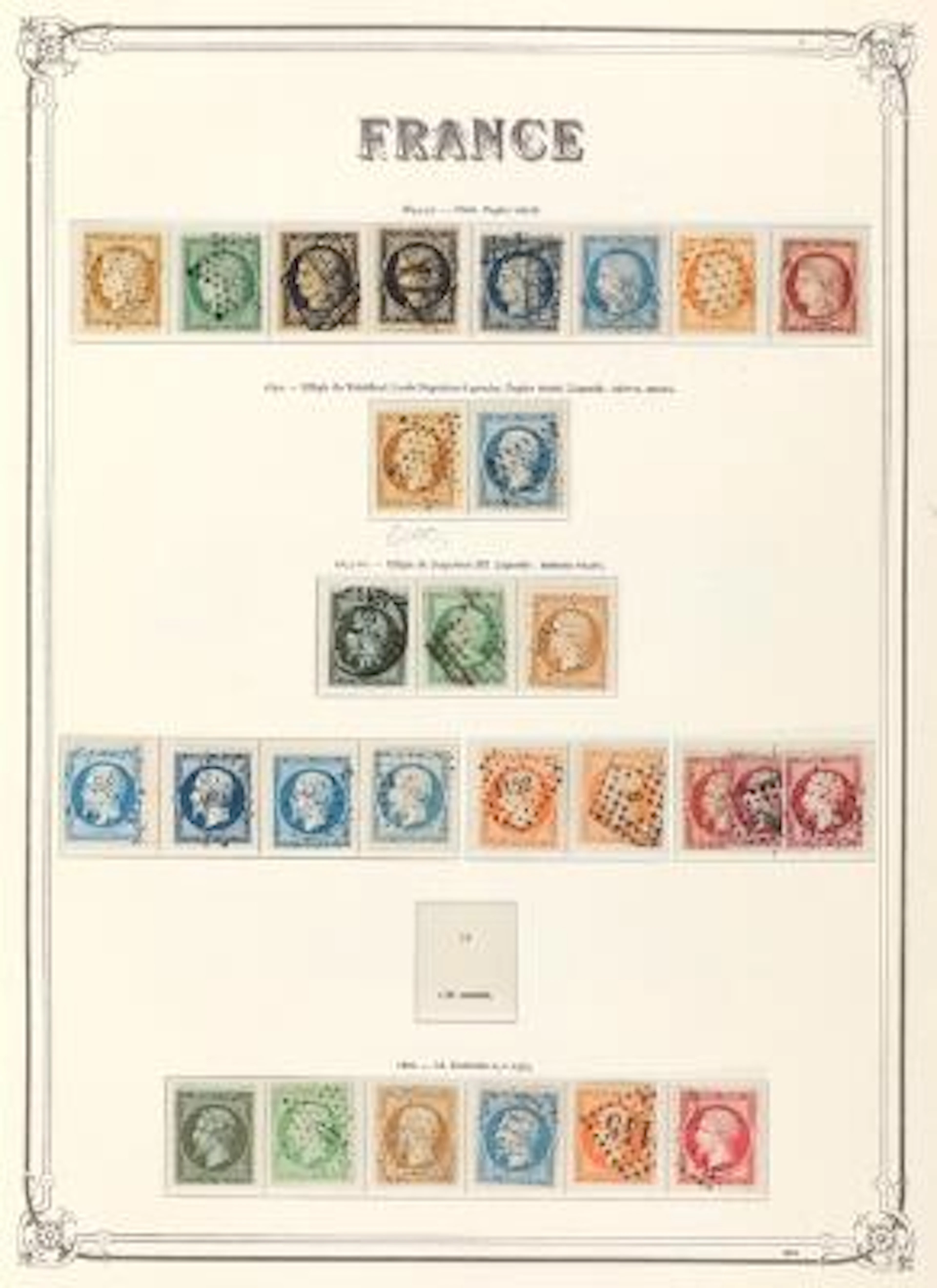 France. 1849-1997. Comprehensive and well filled collection in 3 Yvert