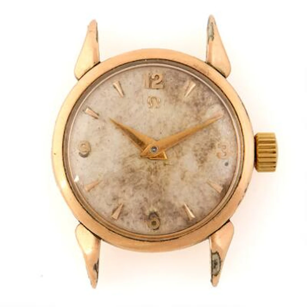 Omega: Wristwatch of gold-plated 80 micron, ref. 2443-16. Mechanical