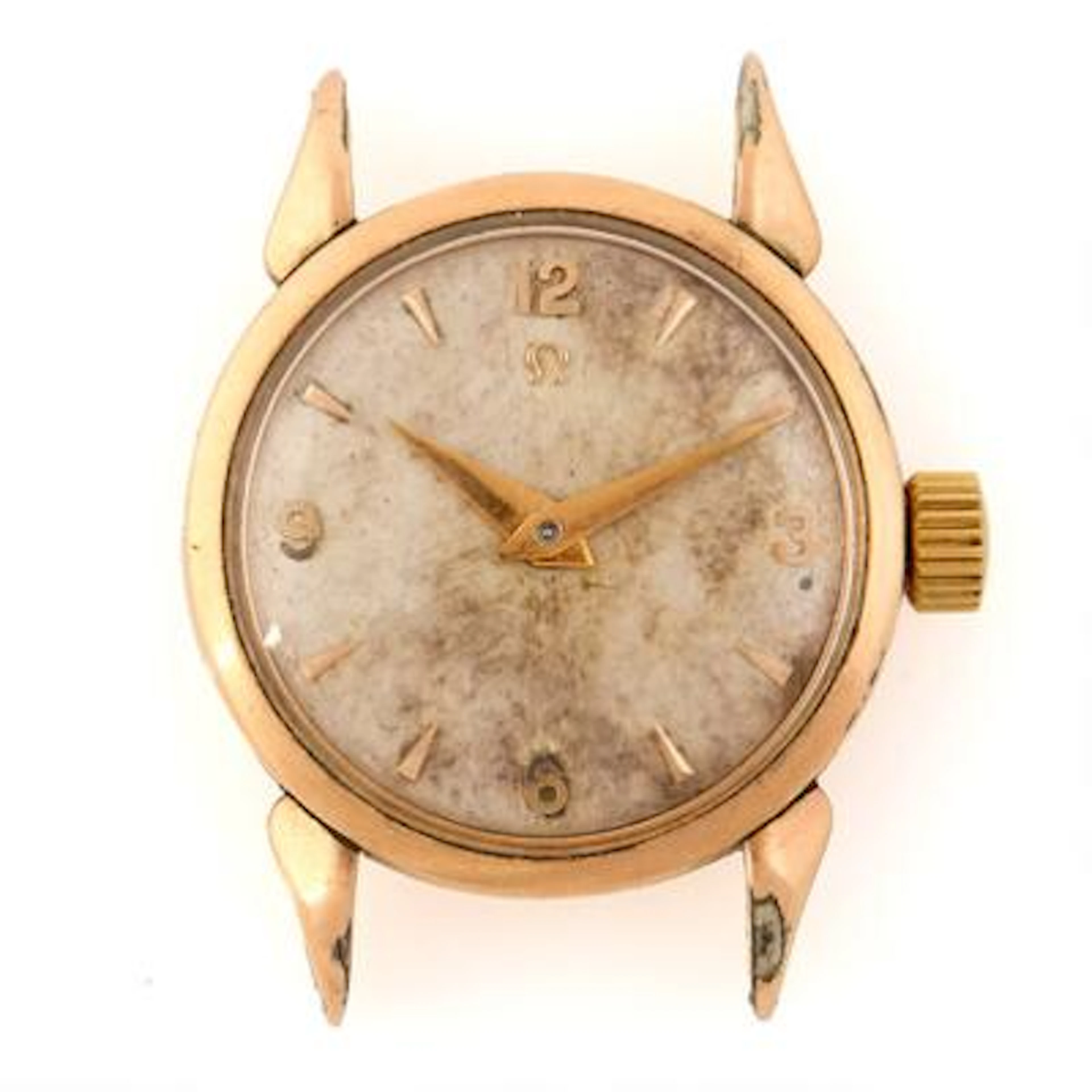 Omega: Wristwatch of gold-plated 80 micron, ref. 2443-16. Mechanical