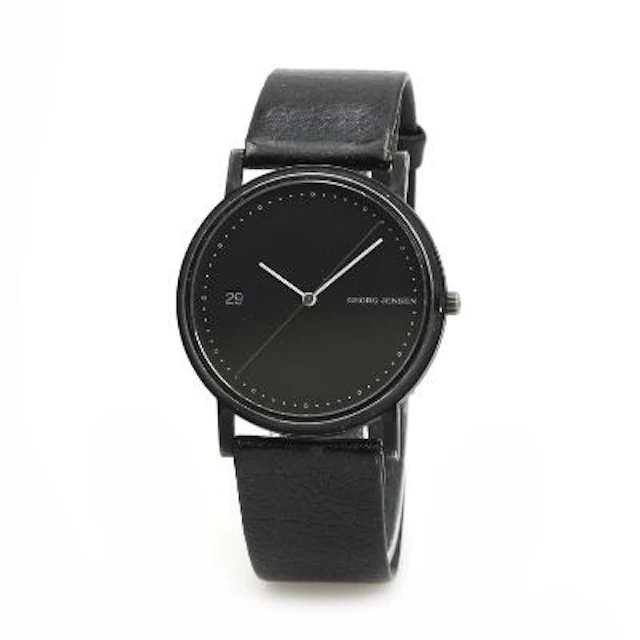Georg Jensen: Model 345 of black rhodium-plated steel, ref. 10666.