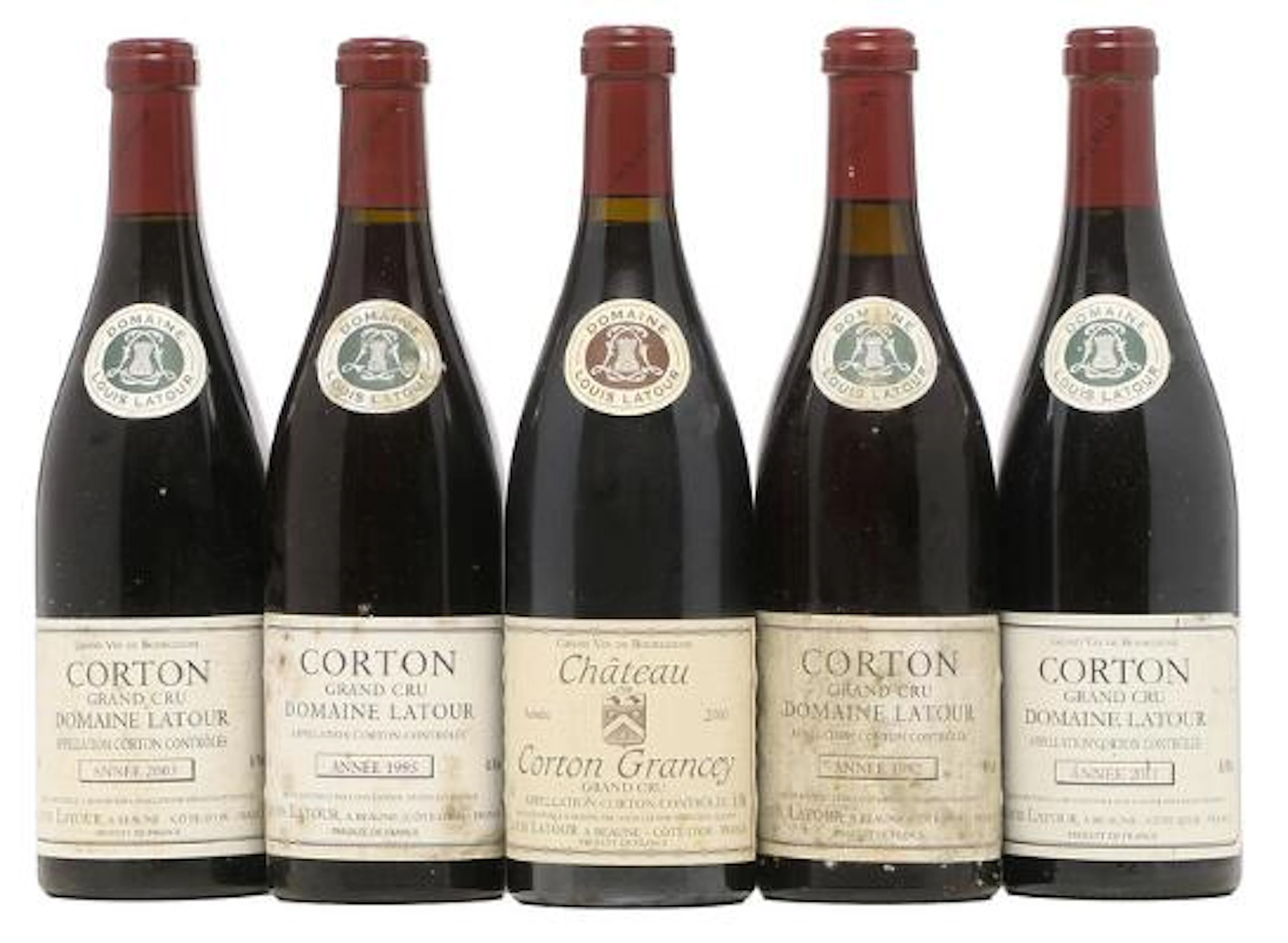 1 bt. Corton Grand Cru, Domaine Louis Latour 2005 A (hf/in). etc.