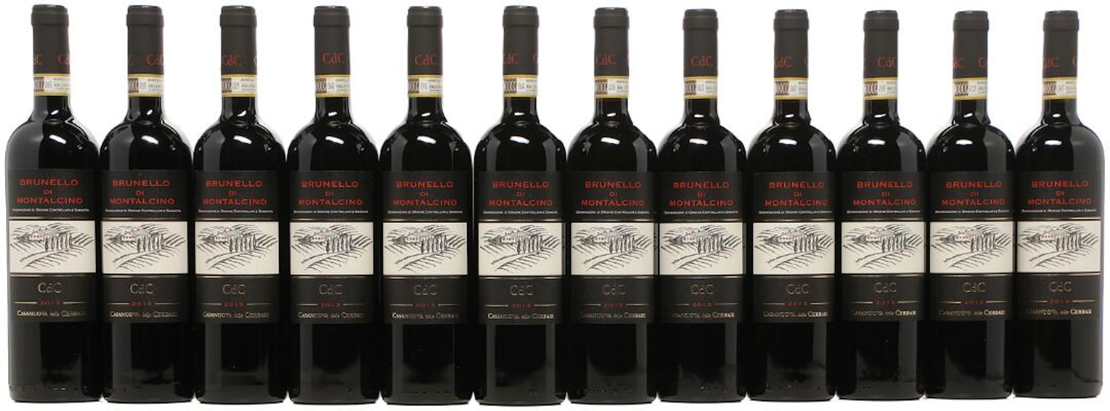 12 bts. Brunello di Montalcino, Casanuova delle Cerbaie 2013 A (hf/in).