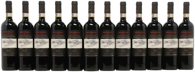 12 bts. Brunello di Montalcino, Casanuova delle Cerbaie 2013 A (hf/in).