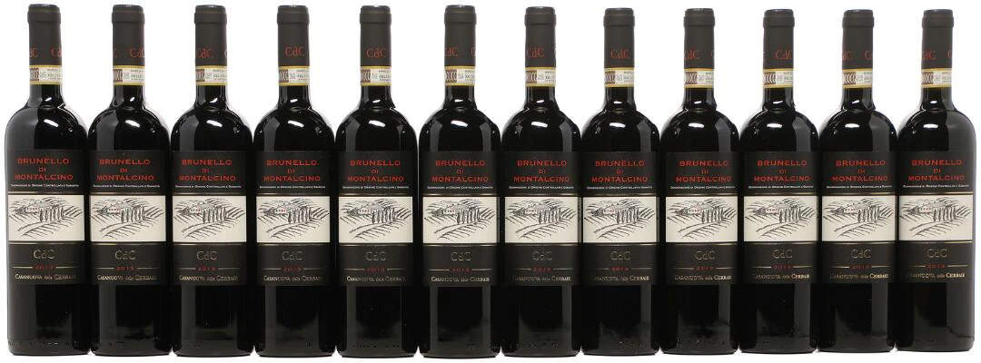 12 bts. Brunello di Montalcino, Casanuova delle Cerbaie 2013 A (hf/in).