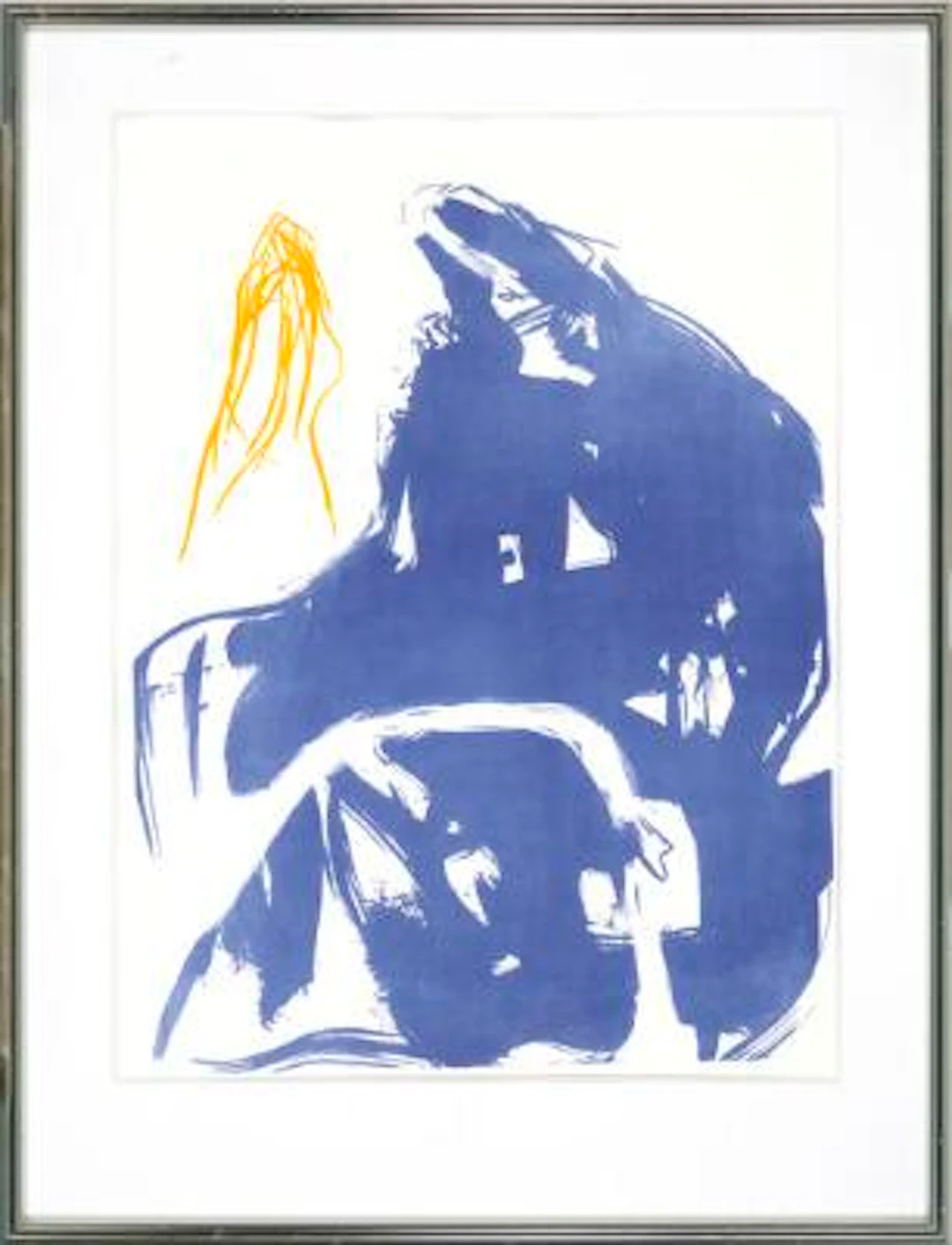 Asger Jorn: Ohne Titel, from the series "Von Kopf bis Fuss", 1967.