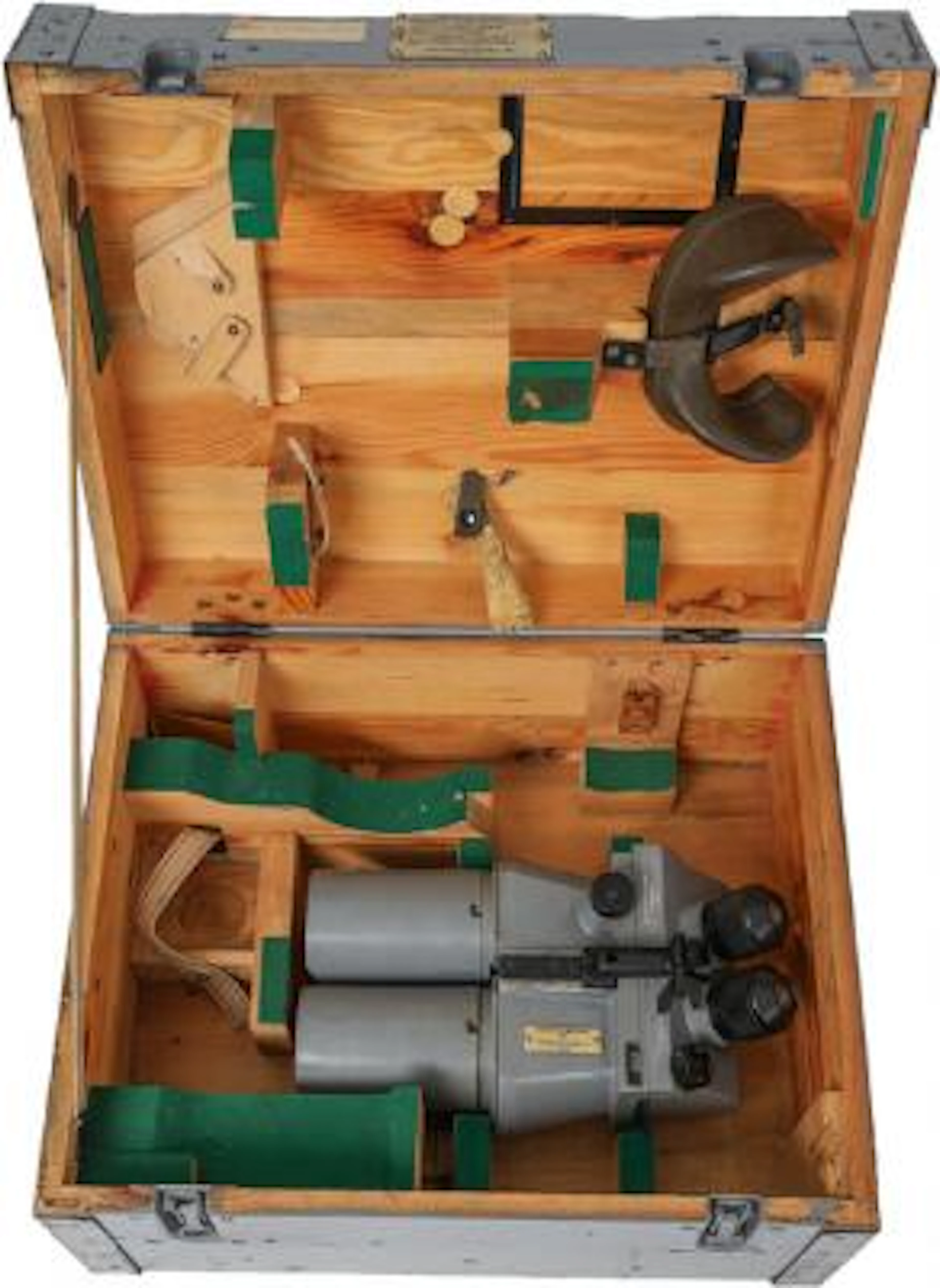 Danish naval service binoculars, 10x80 Type 2, No. 42, from the Naval