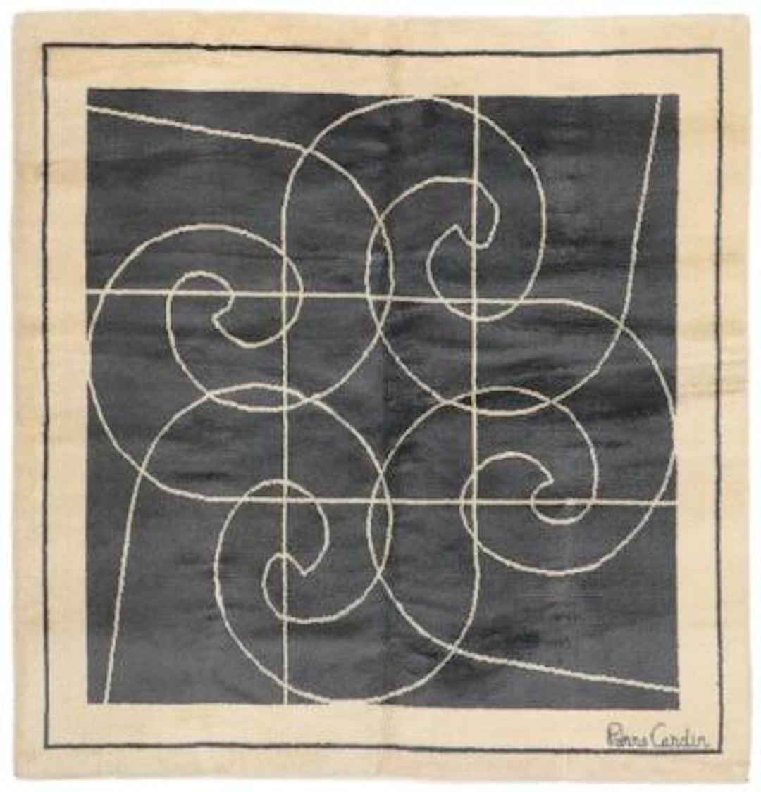 Pierre Cardin: "Environment". Wool carpet in “knotted pile" technique.