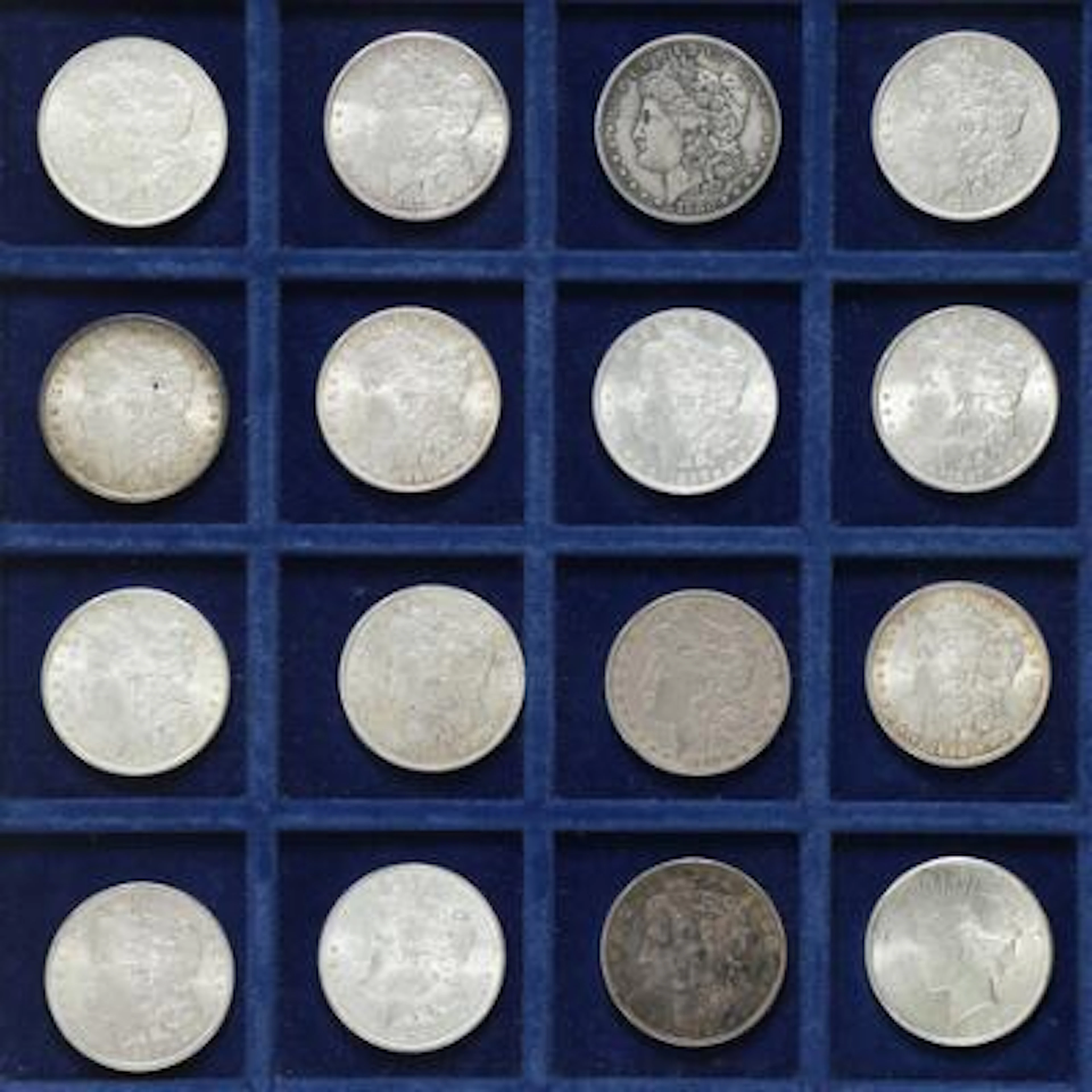 USA, Dollar 1878, 1878 S, 1880, 1883 O, 1884 O, 1885, 1886, 1887