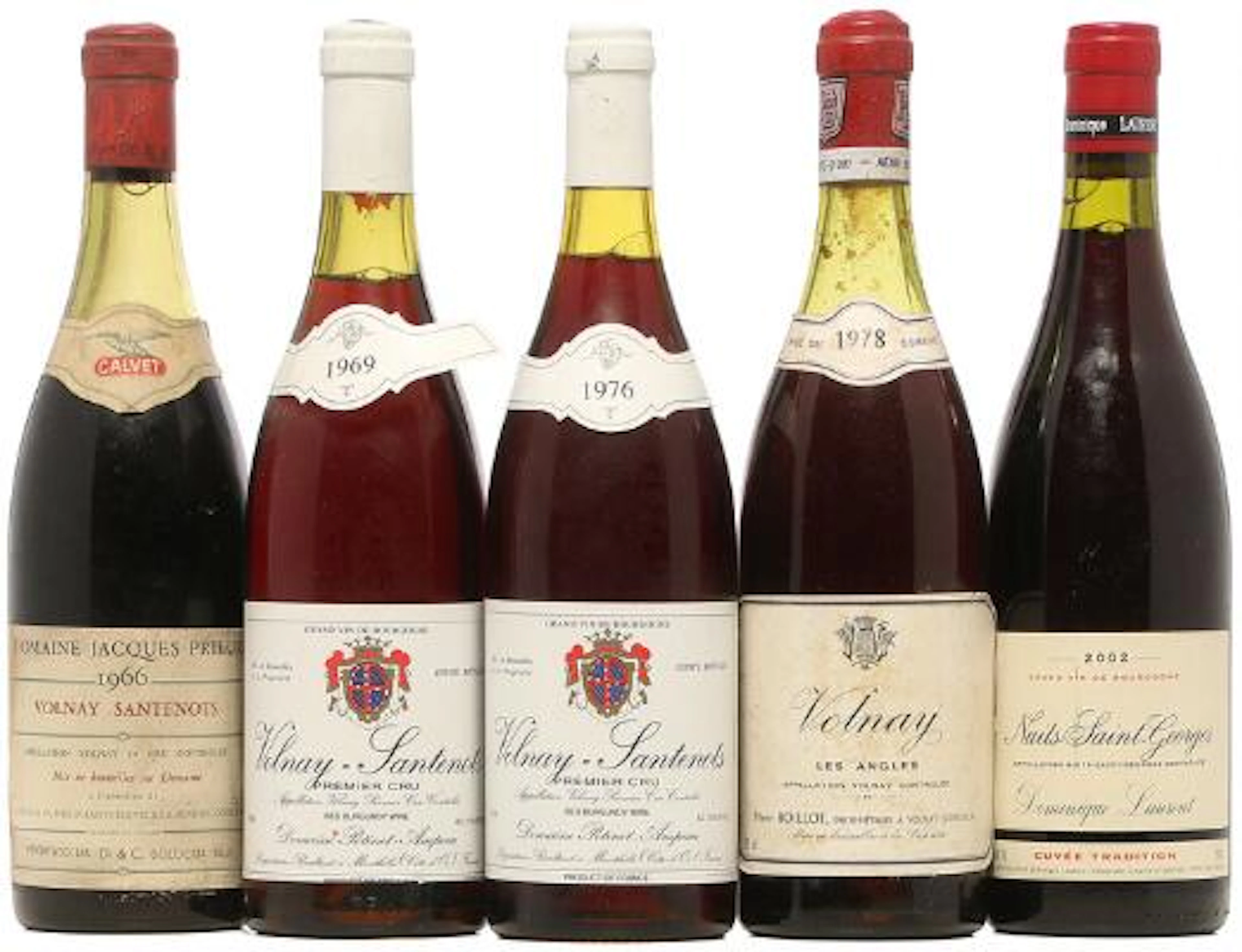 1 bt. Volnay 1. Cru "Santenots", Domaine Jacques Prieur 1966 C/D (ms/mls).