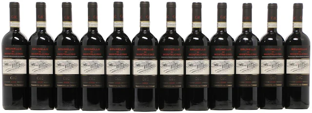 12 bts. Brunello di Montalcino, Casanuova delle Cerbaie 2008 A (hf/in).