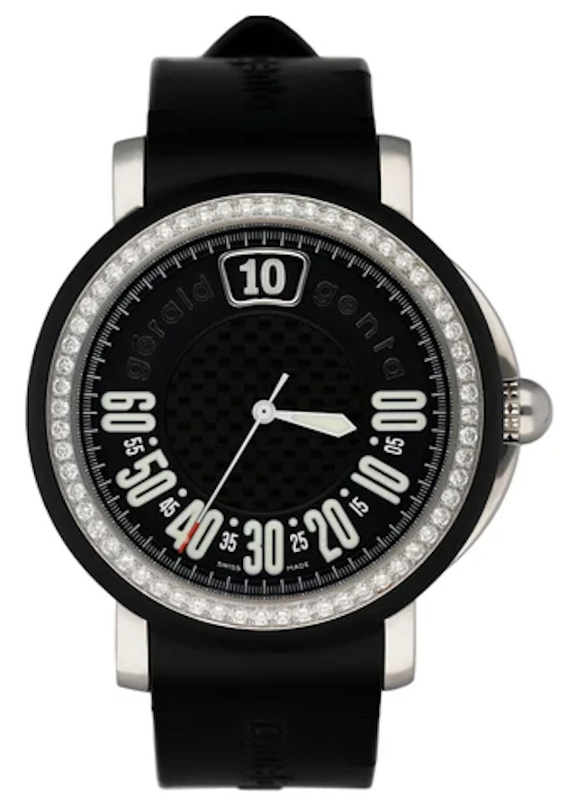 Gérald Genta Retro Sport RSP.X.10 Diamonds Dial Mens Watch Box Papers