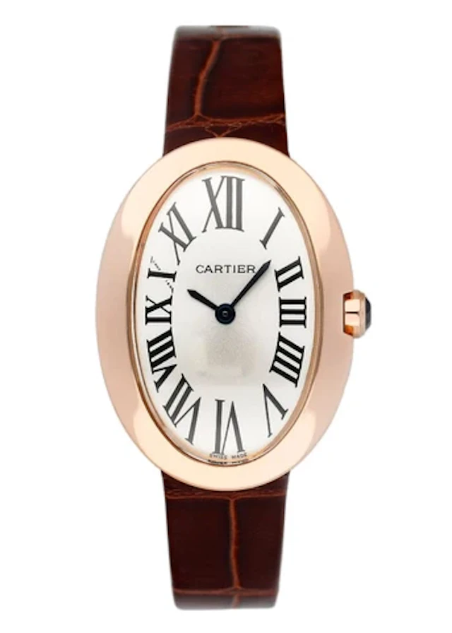 Cartier Baignoire W8000007 18K Rose Gold Ladies Watch Box Papers