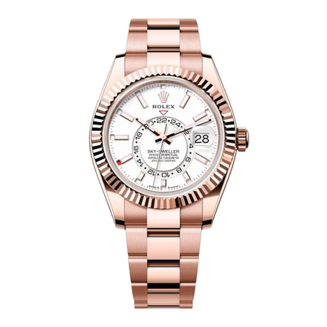 Rolex Sky-Dweller 336935 White Dial Mens Watch Box Papers