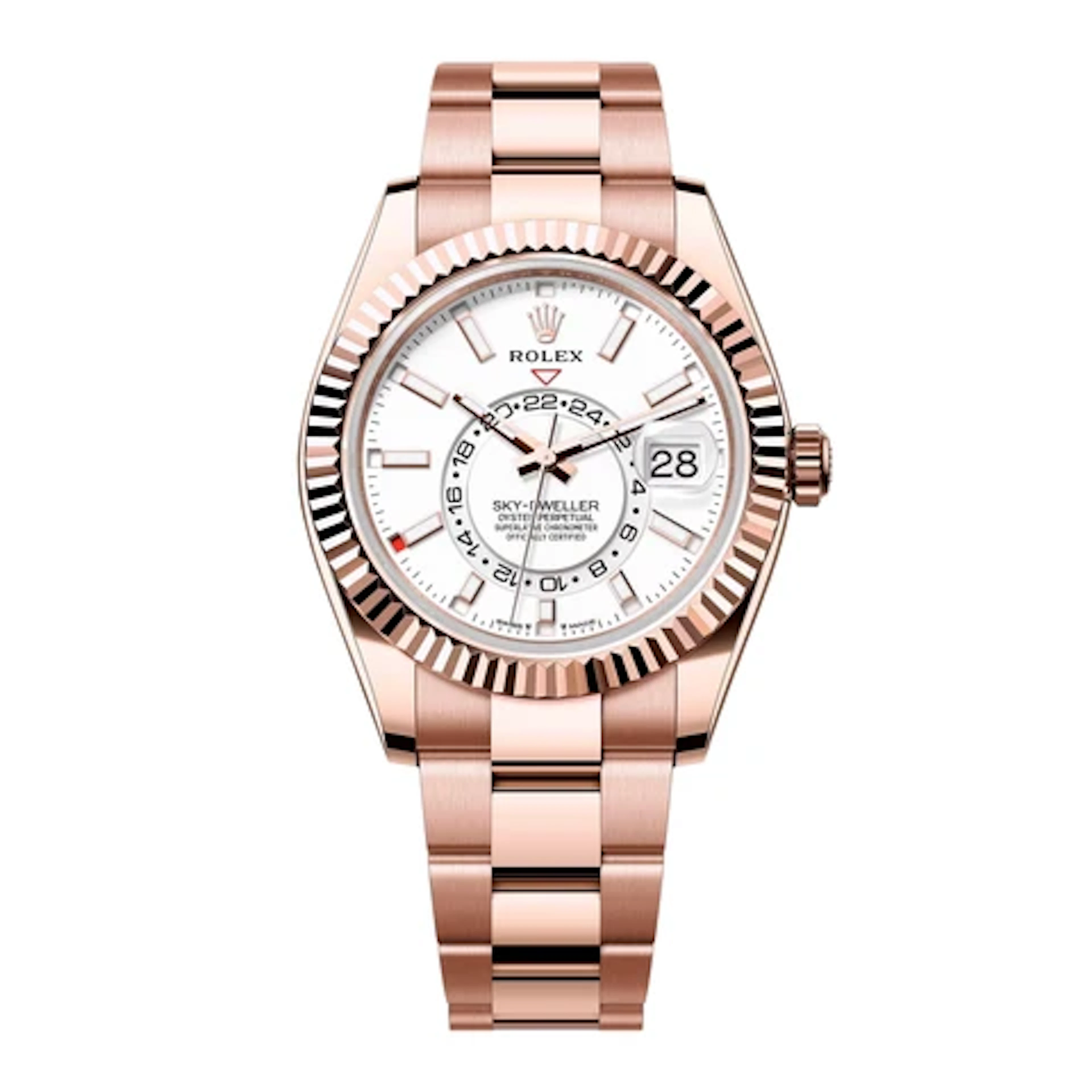 Rolex Sky-Dweller 336935 White Dial Mens Watch Box Papers