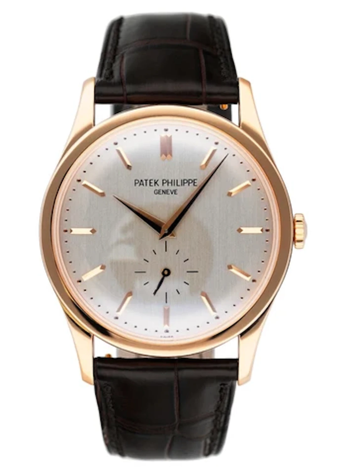 Patek Philippe Calatrava 5196R 18K Rose Gold Mens Watch Box Papers