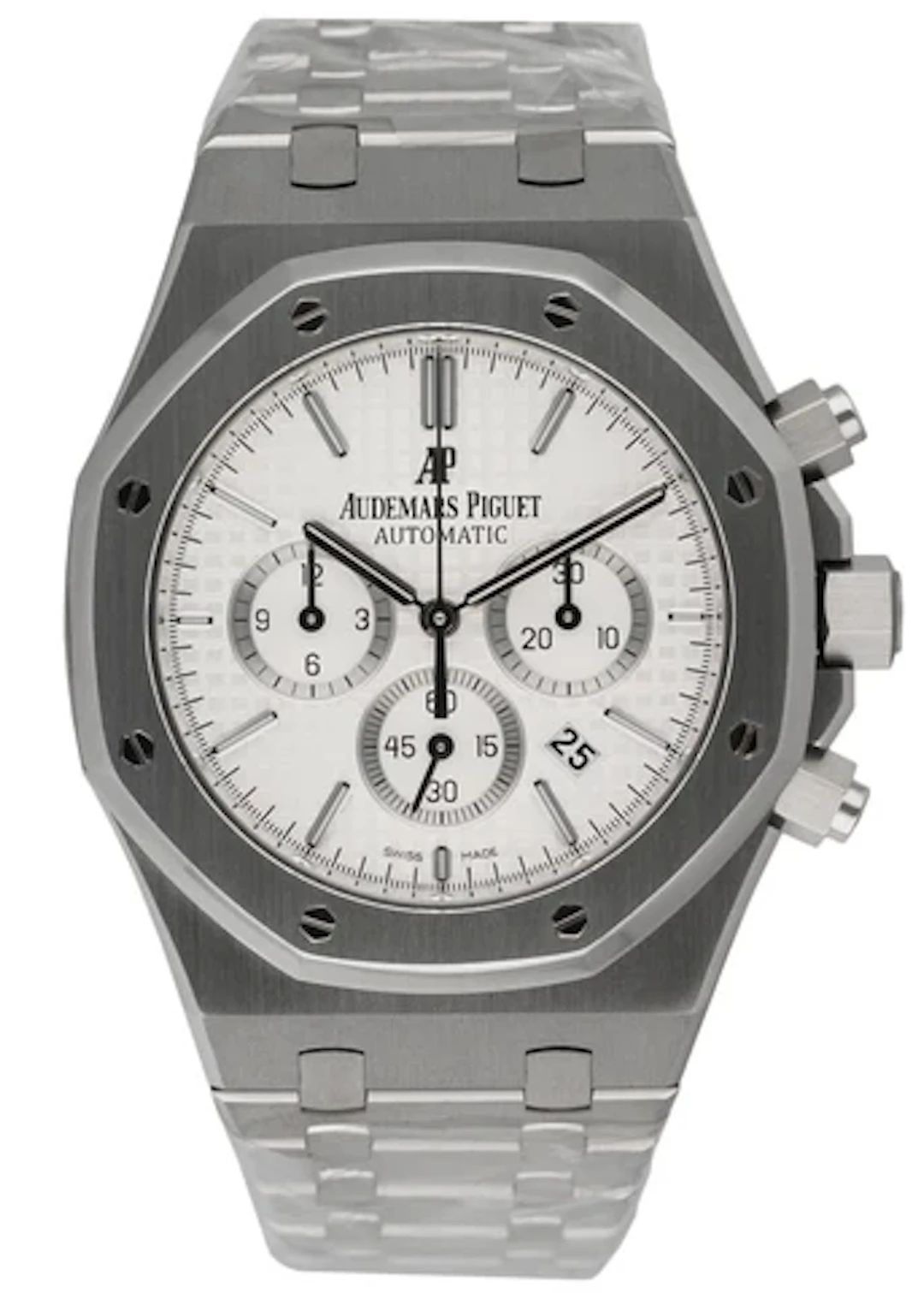 Audemars Piguet Royal Oak 26320ST White Dial Mens Watch Box Papers