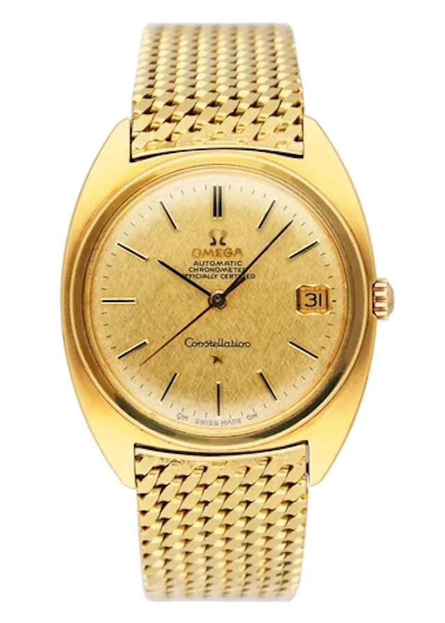 Omega Constellation 168.009 18K Yellow Gold Mens Watch