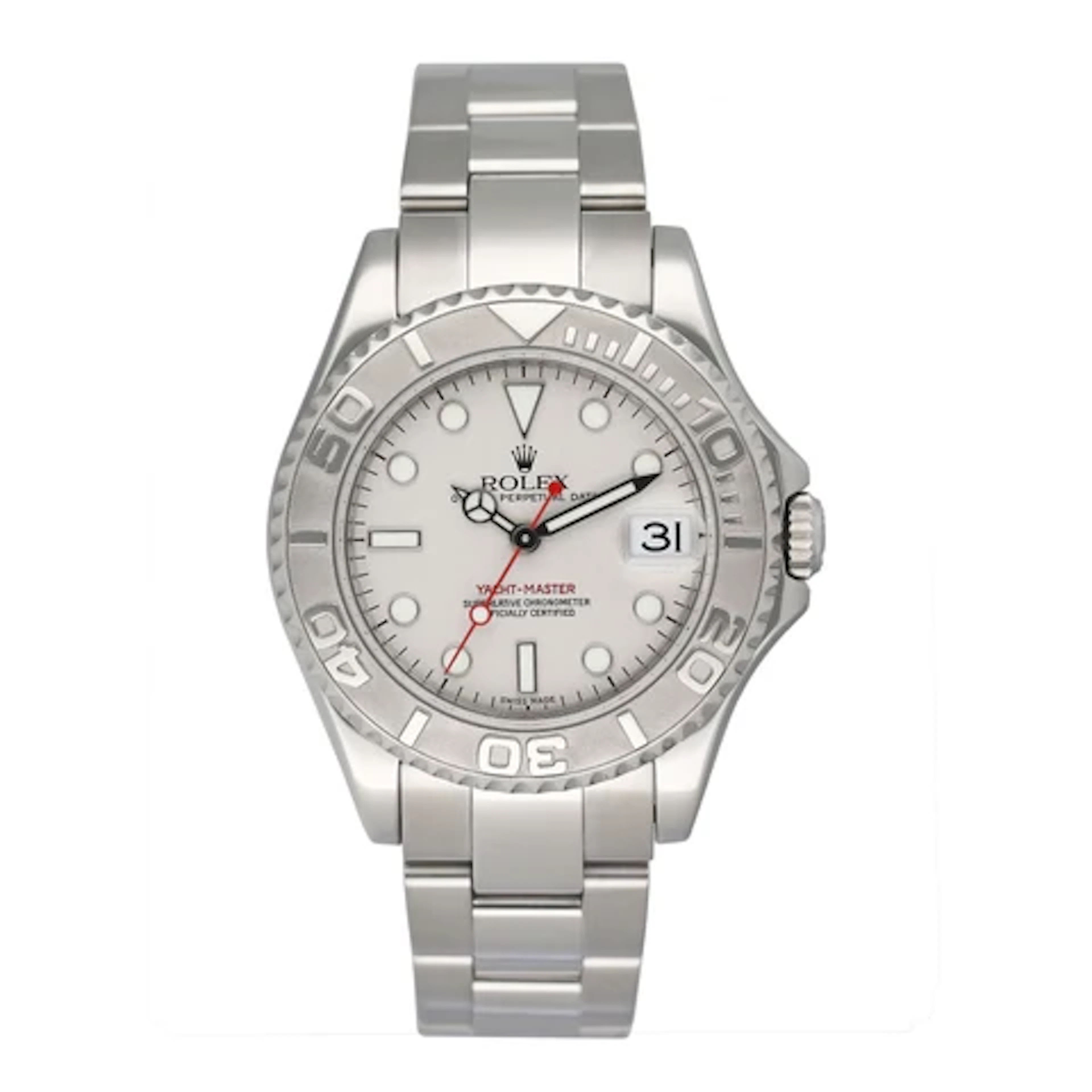 Rolex Yacht-Master 37 168622 Grey Dial Mens Watch