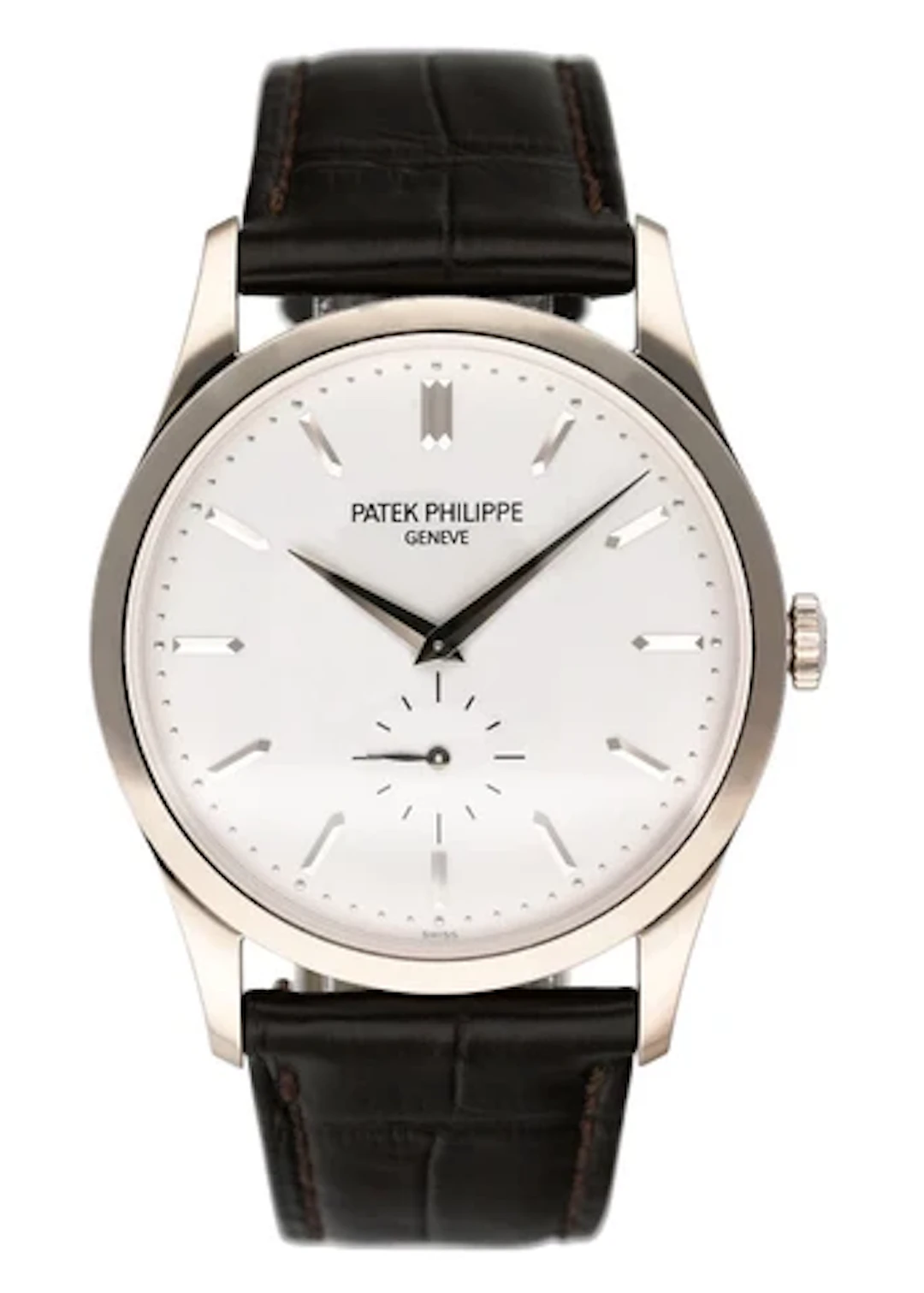 Patek Philippe Calatrava 5196G 18K White Gold Mens Watch