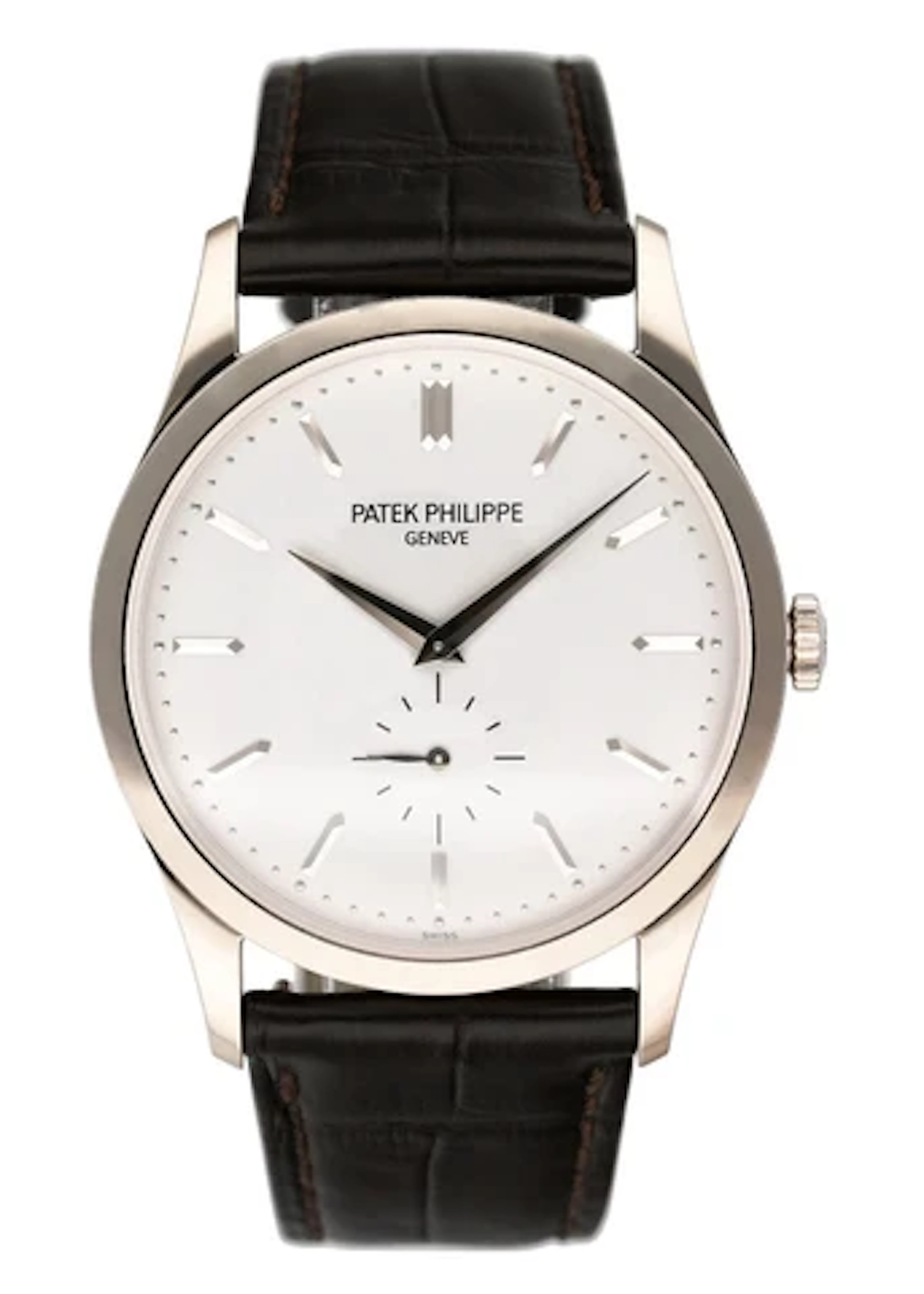 Patek Philippe Calatrava 5196G 18K White Gold Mens Watch