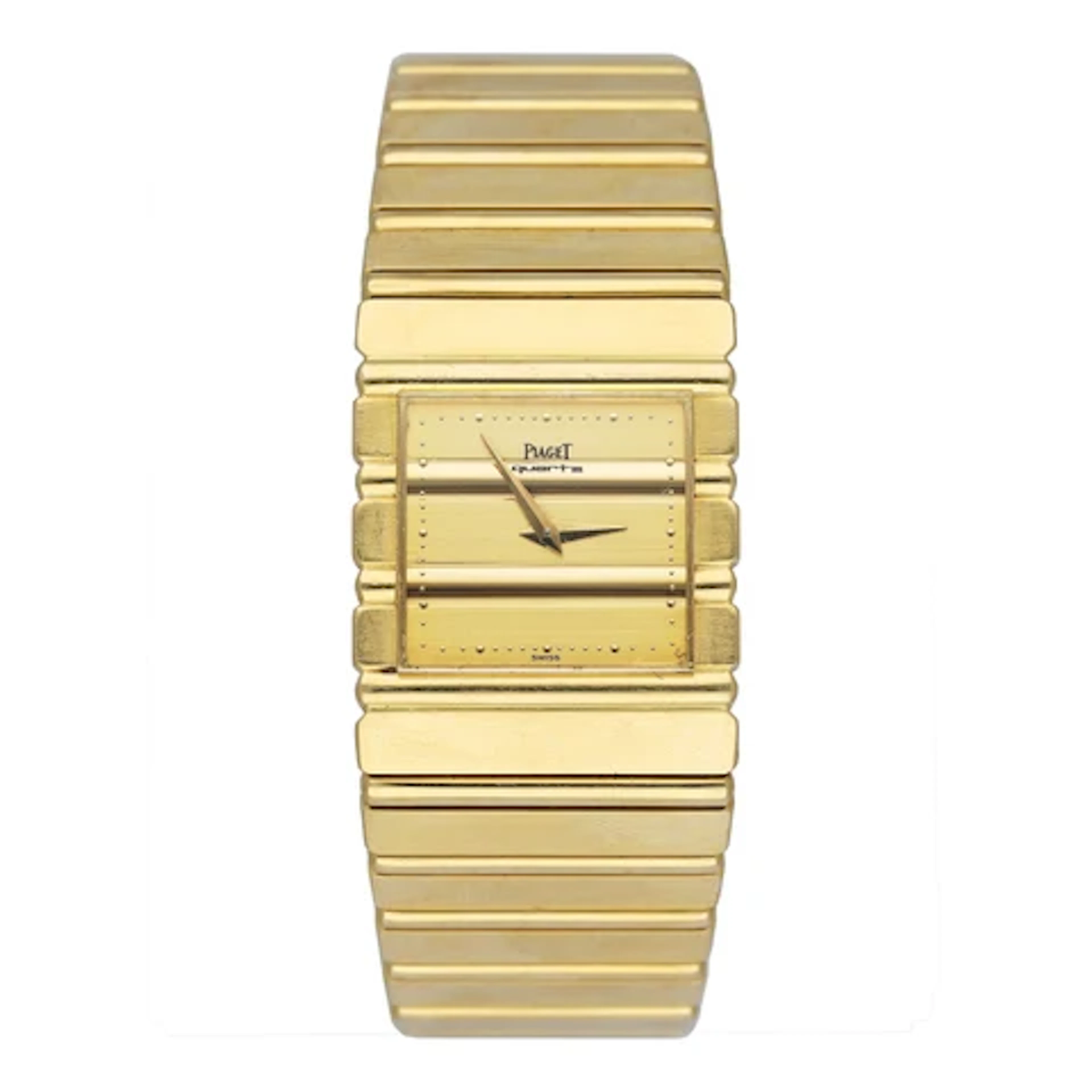 Piaget Polo Square 7131 C701 18K Yellow Gold Mens Watch