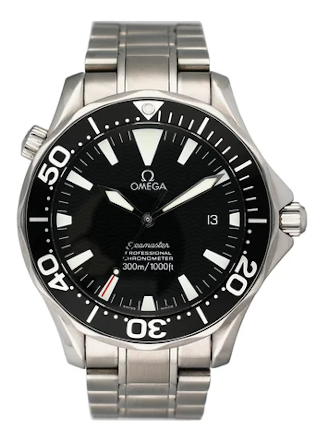 Omega Seamaster 2254.50.00 Black dial Steel Mens Watch