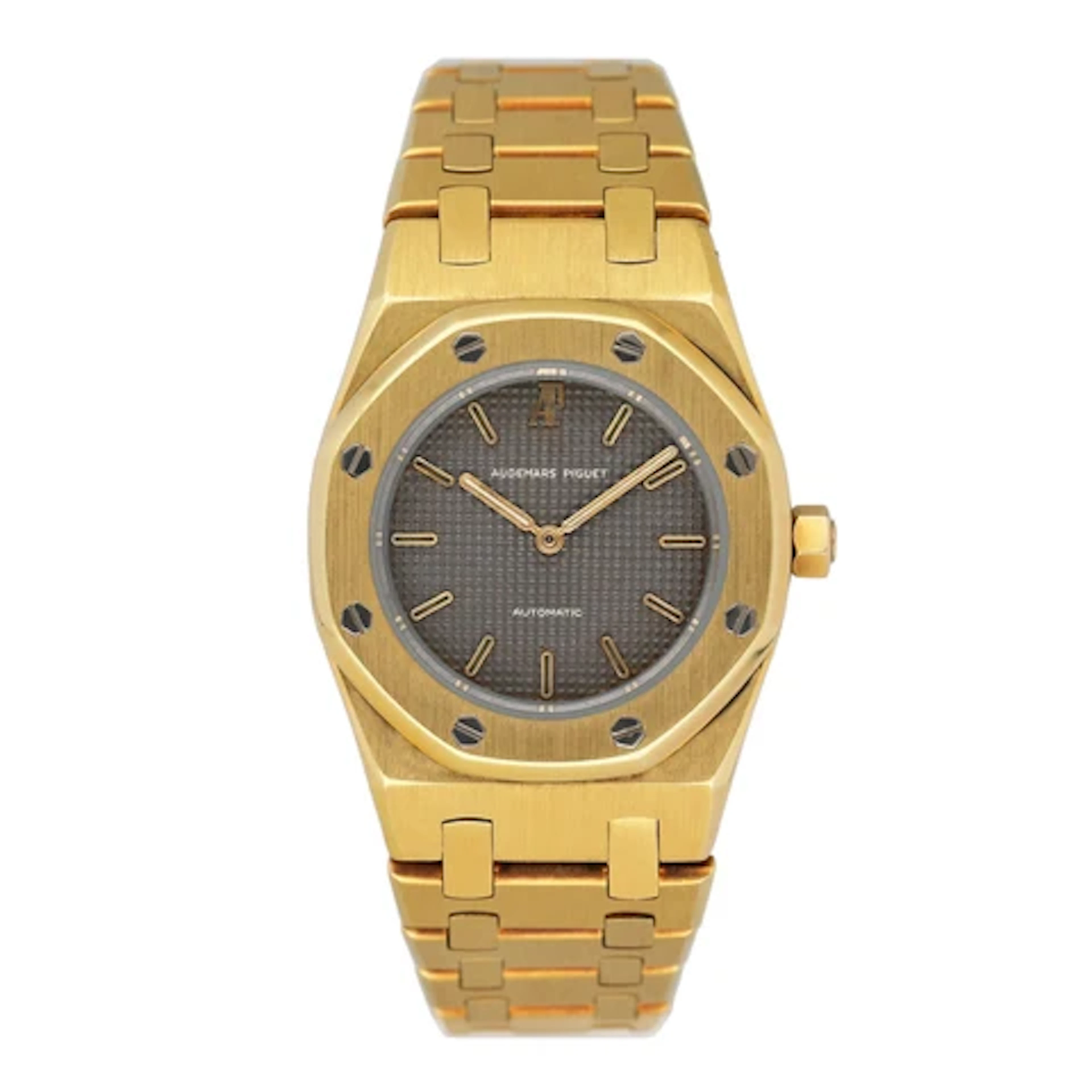 Audemars Piguet Royal Oak 8638BA Grey Dial 18K Yellow Gold Ladies Watch