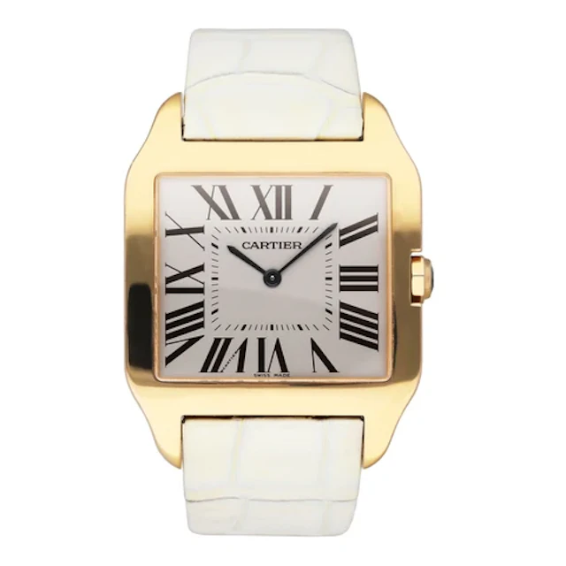 Cartier Santos Dumont W2006951 18K Rose Gold Mens Watch
