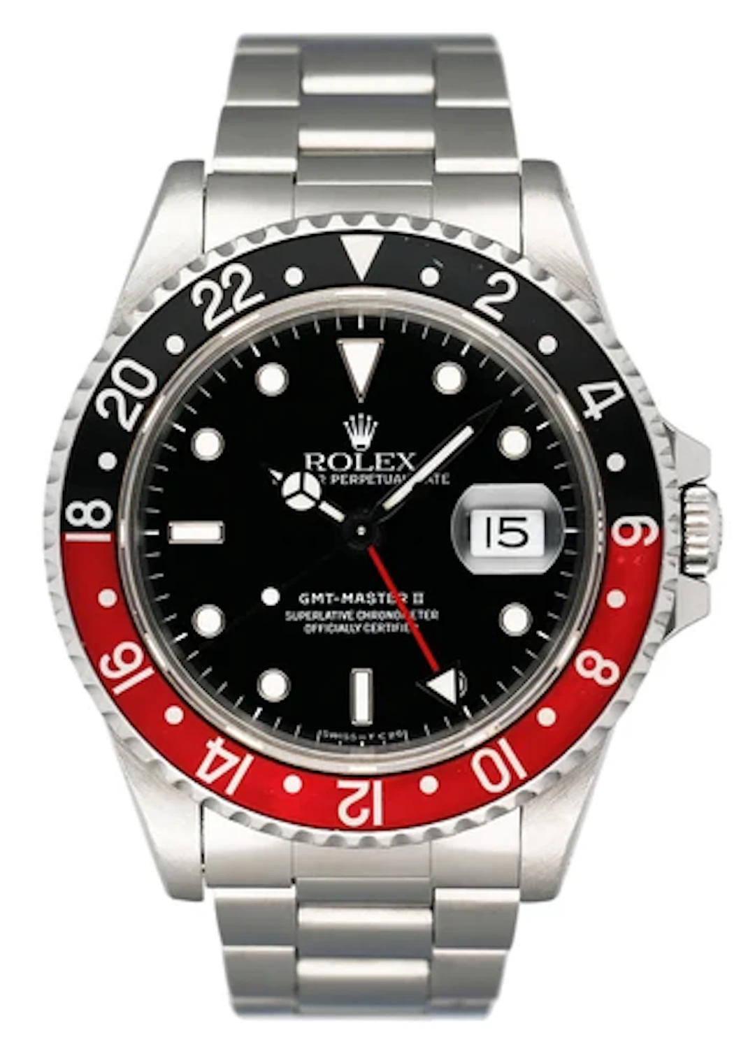 Rolex GMT Master II 16710 "Coke" Bezel Mens Watch Box Papers