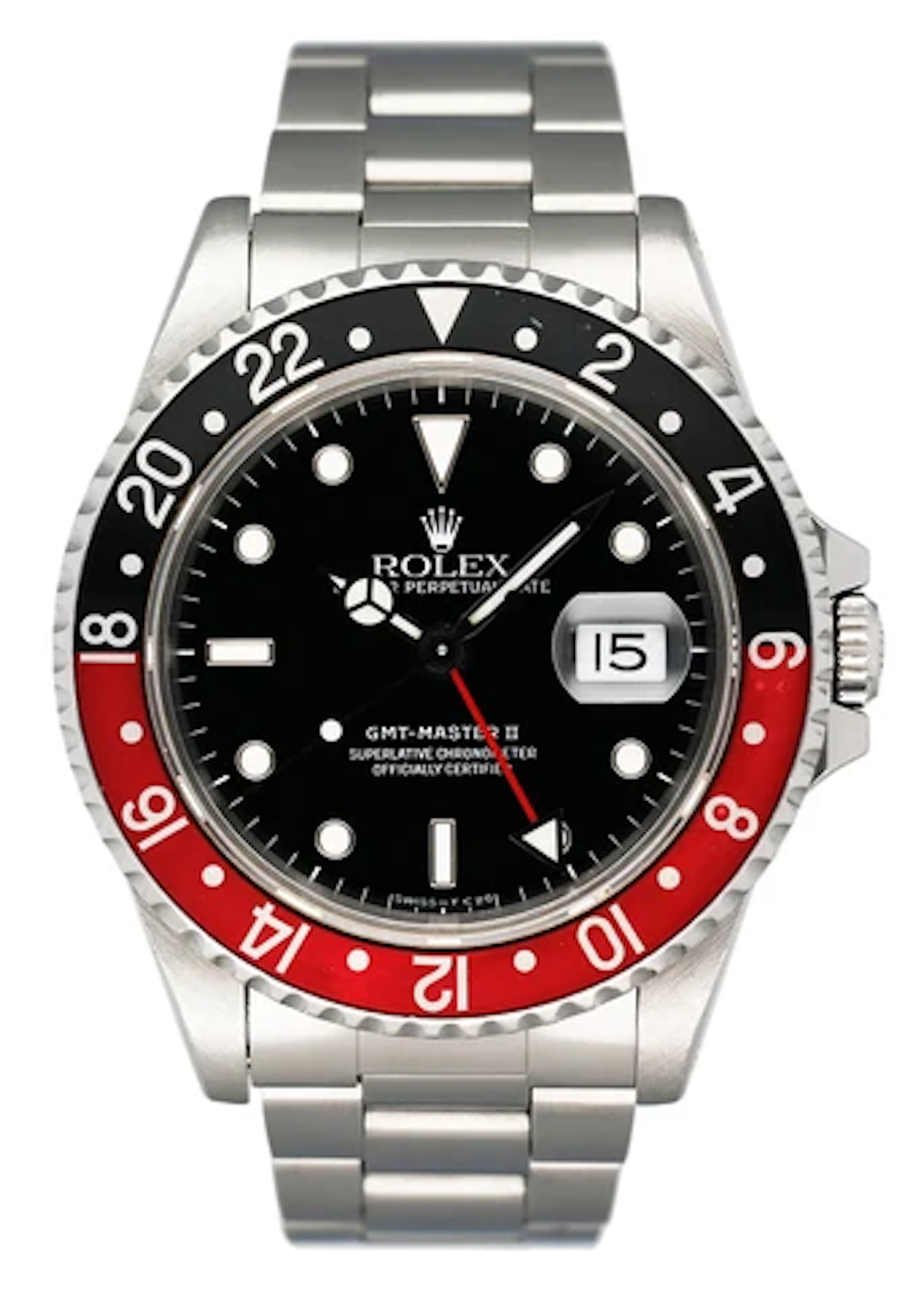 Rolex GMT Master II 16710 "Coke" Bezel Mens Watch Box Papers