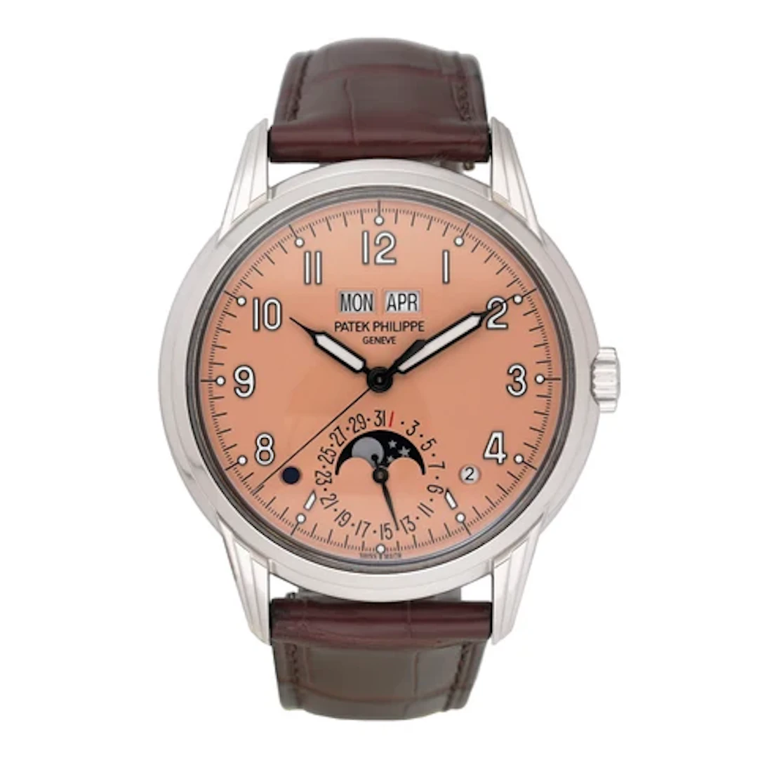 Patek Philippe Grand Complications 5320G Salmon Dial Mens Watch Box Papers