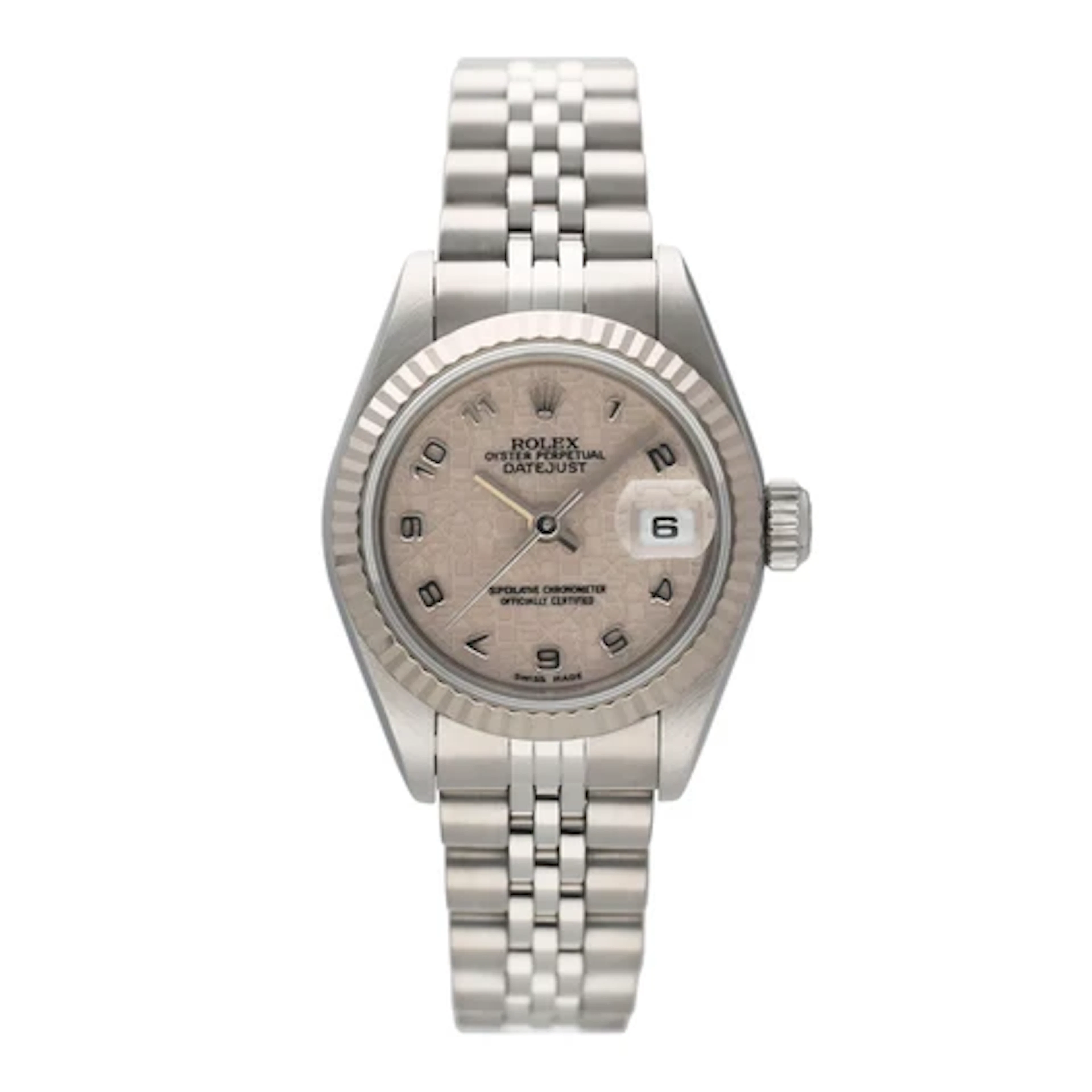Rolex Datejust 69174 Anniversary Dial Ladies Watch Box Papers