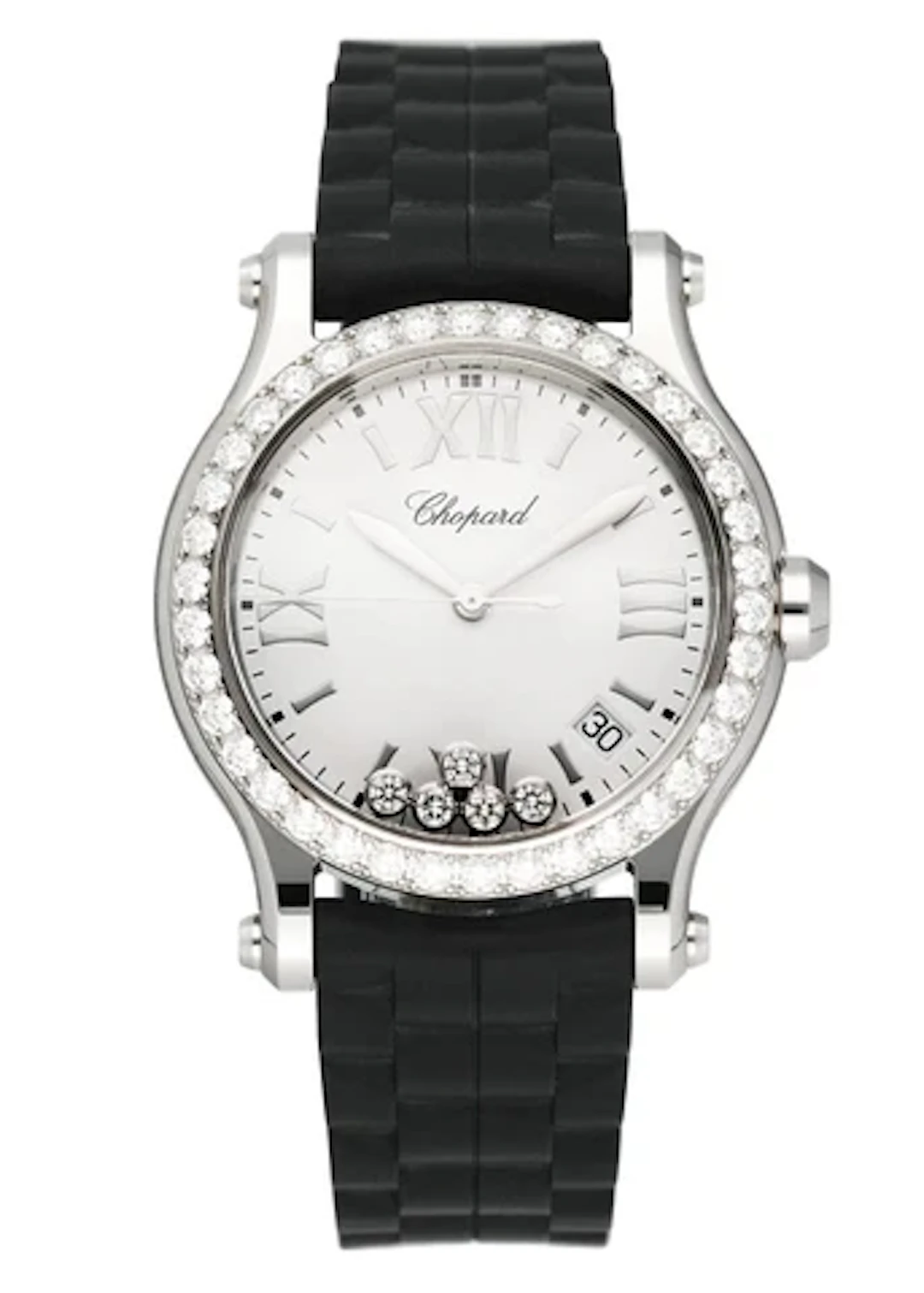 Chopard Happy Sport 278582-3003 White Dial Ladies Watch Box Papers