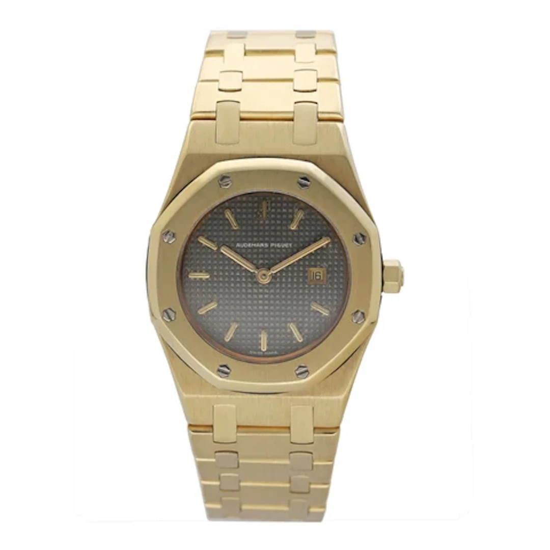 Audemars Piguet Royal Oak 56271BA Grey Dial 18K Yellow Gold Ladies