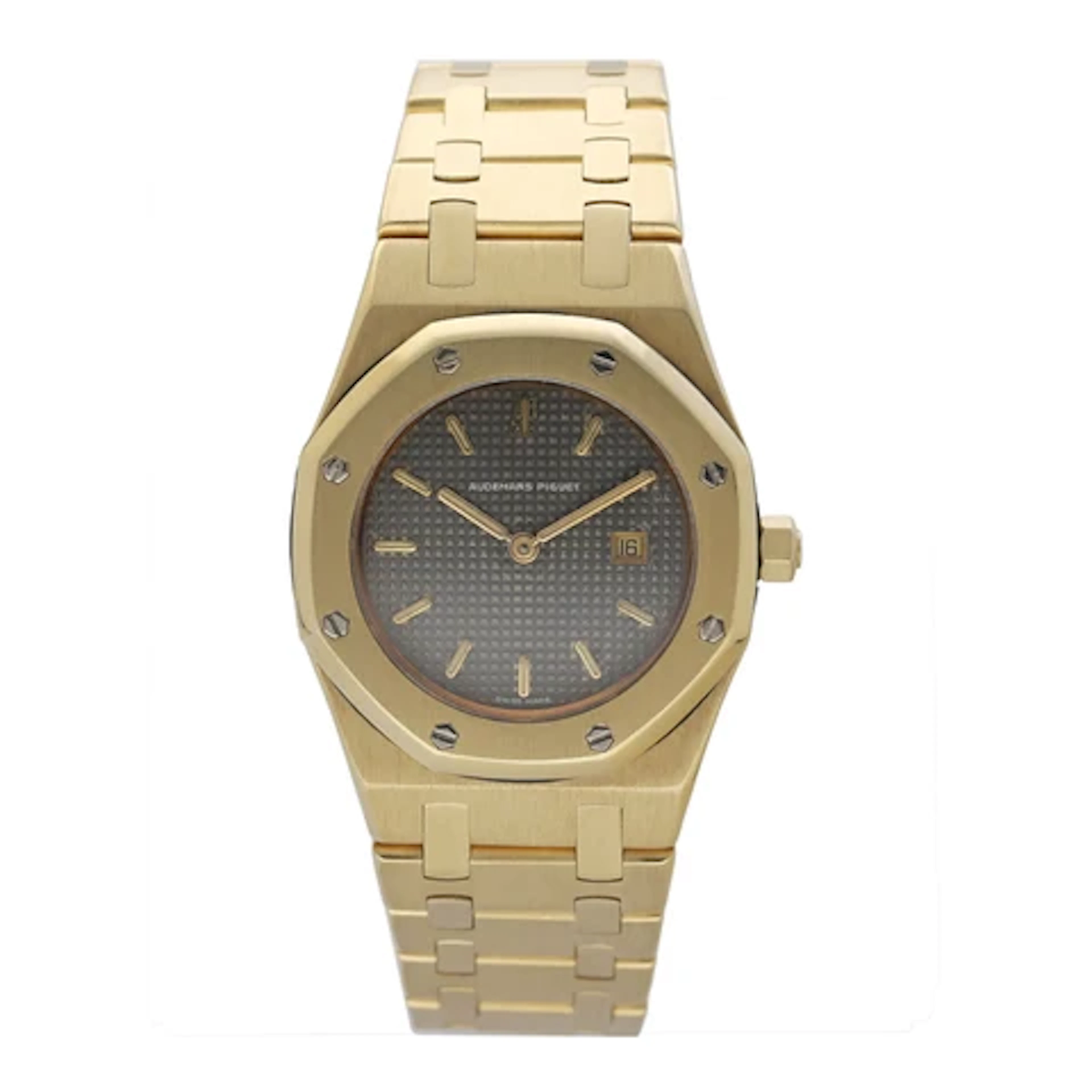 Audemars Piguet Royal Oak 56271BA Grey Dial 18K Yellow Gold Ladies