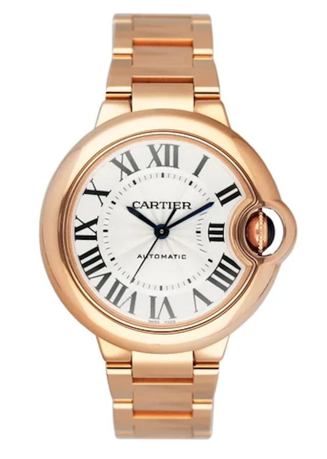 Cartier Ballon Bleu W6920096 18K Rose Gold Ladies Watch Box Papers