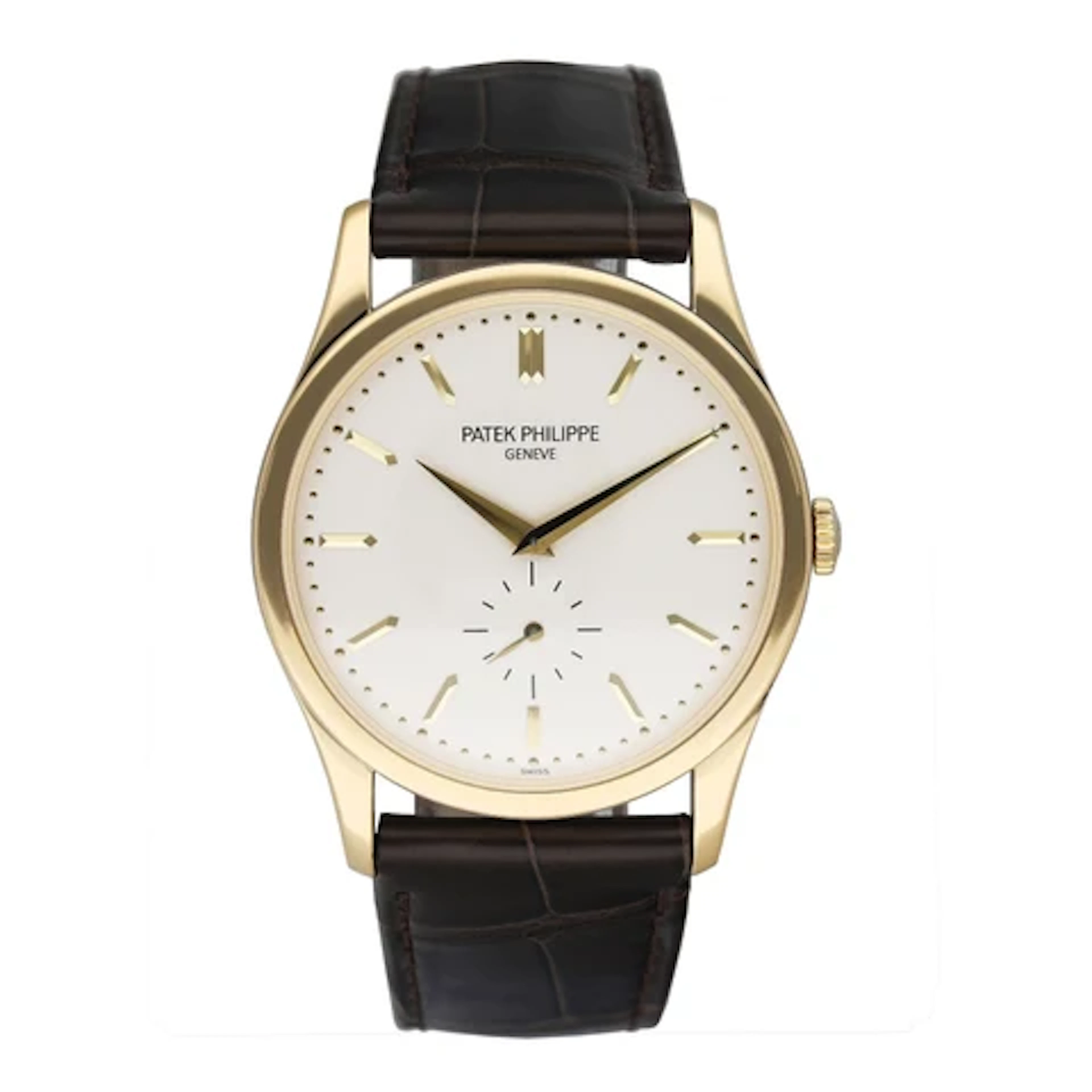 Patek Philippe Calatrava 5196J Yellow Gold Mens Watch