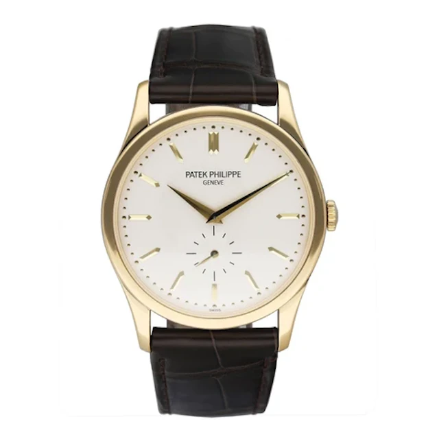 Patek Philippe Calatrava 5196J Yellow Gold Mens Watch