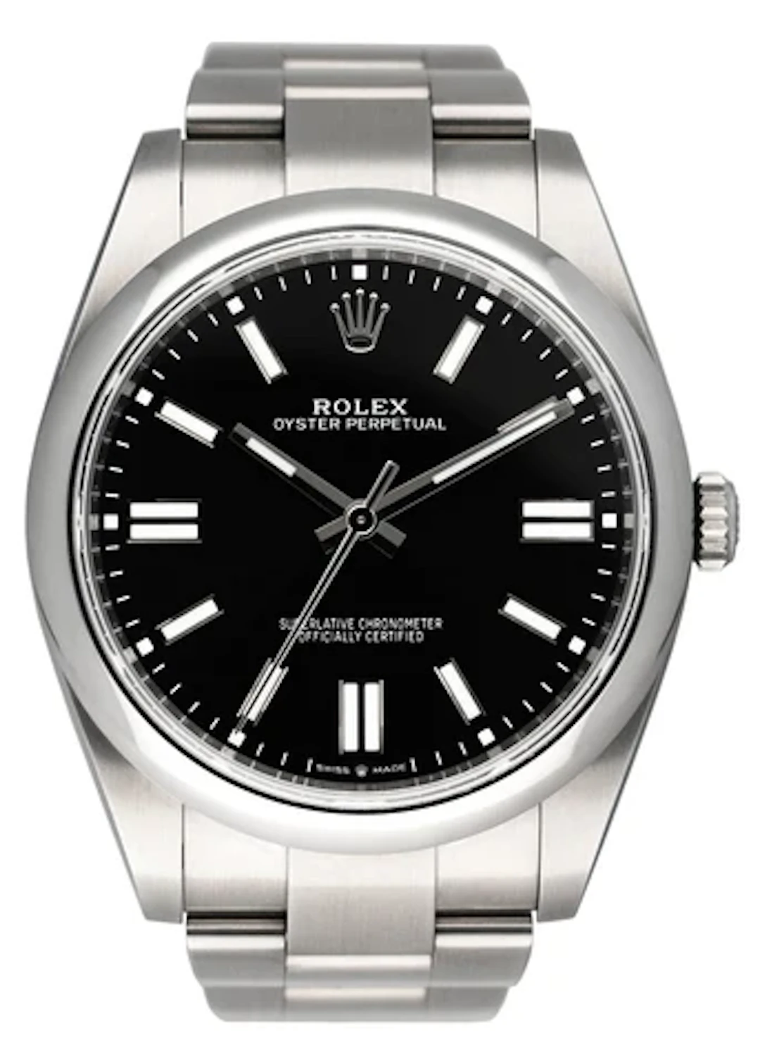 Rolex Oyster Perpetual 124300 Black Dial Mens Watch Box Papers